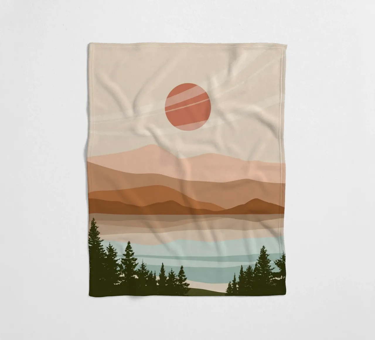 Serene landscape coperta in pile da LisaArtes