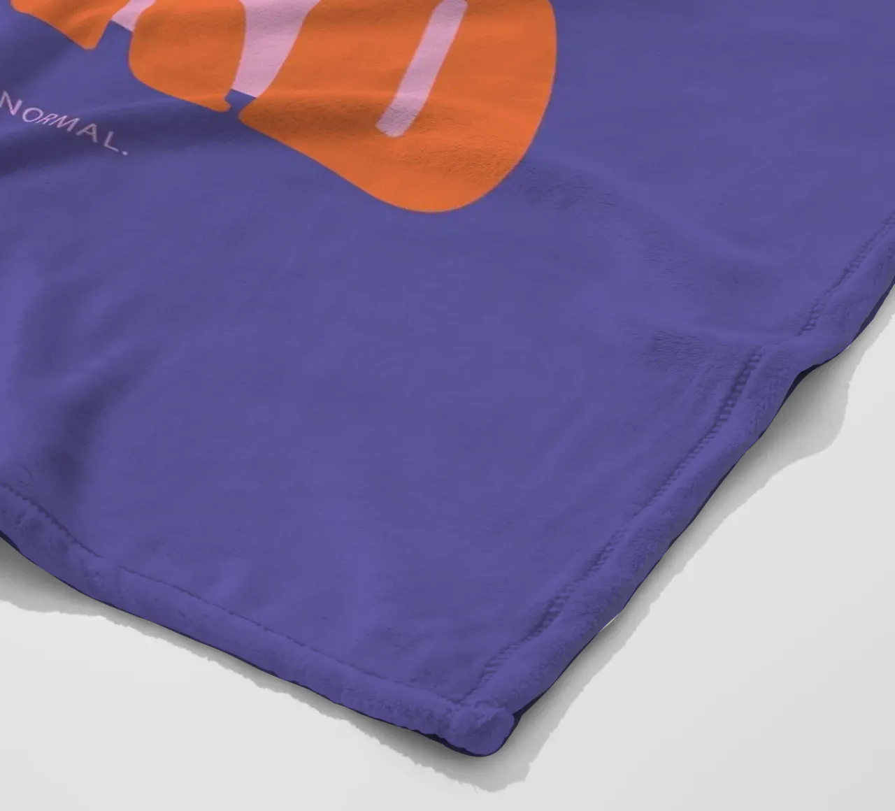 Continua ad essere strano - Viola coperta in pile da Malou-Studio