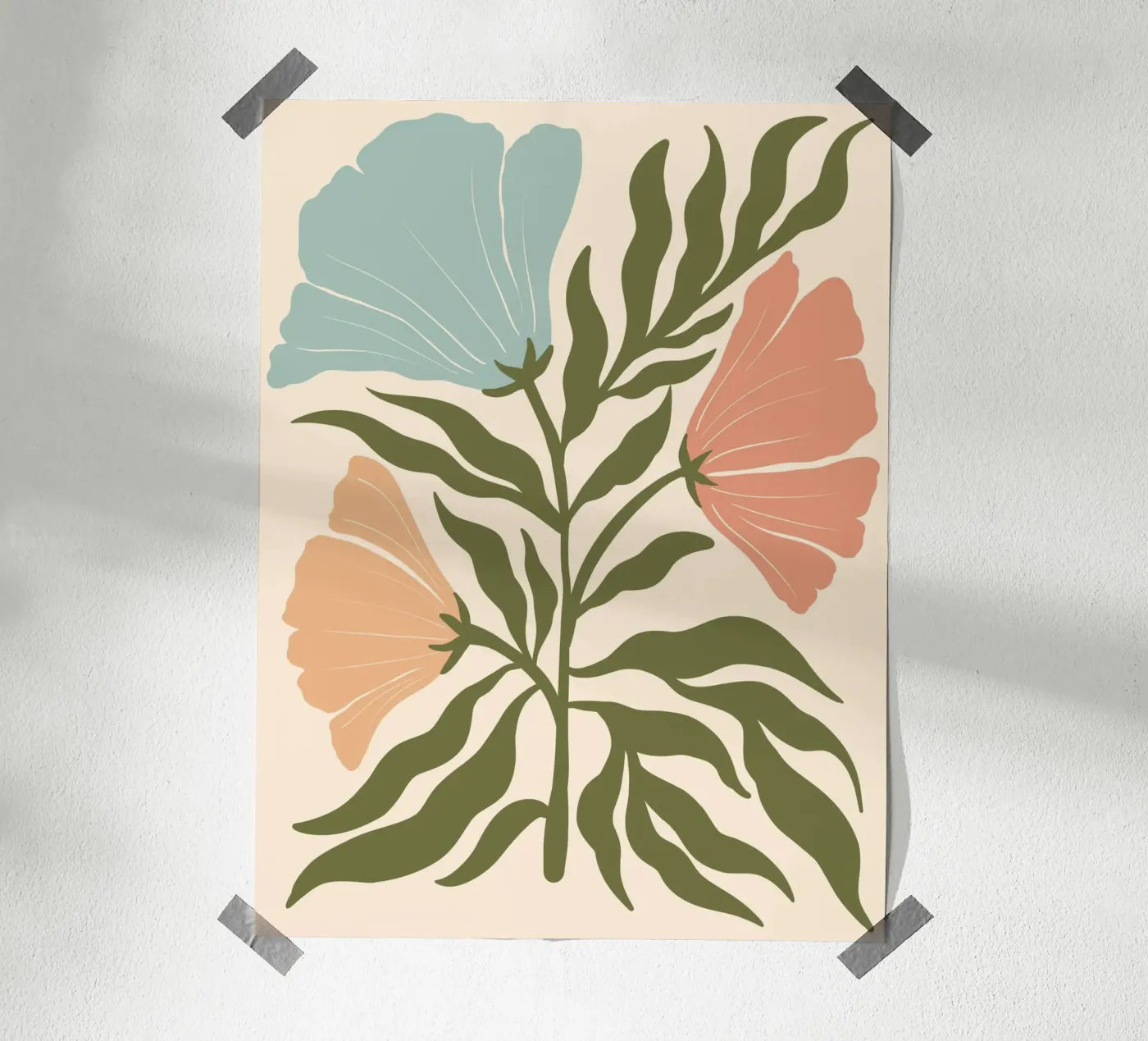 Flowers muted poster da LisaArtes