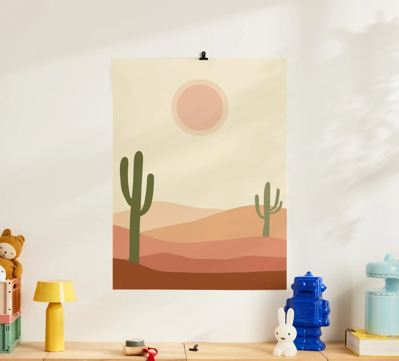 Desert landscape poster by LisaArtes