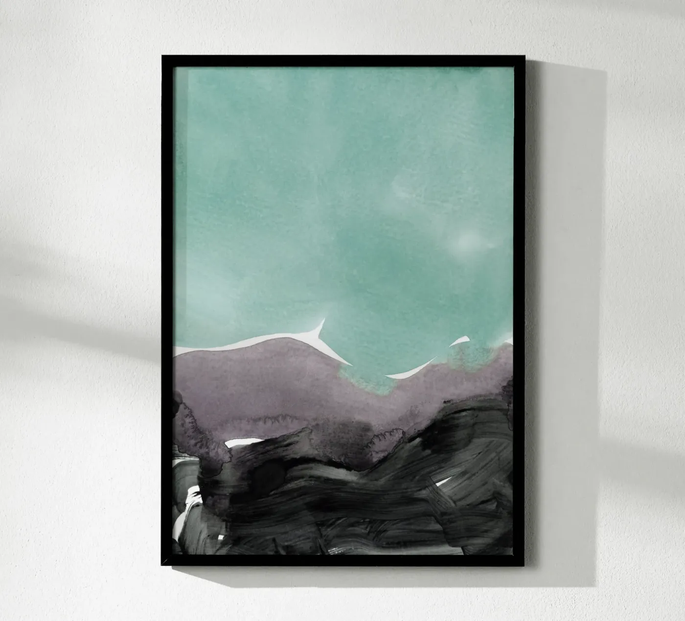 mint mauve grey poster da IRIS LEHNHARDT FINE ART