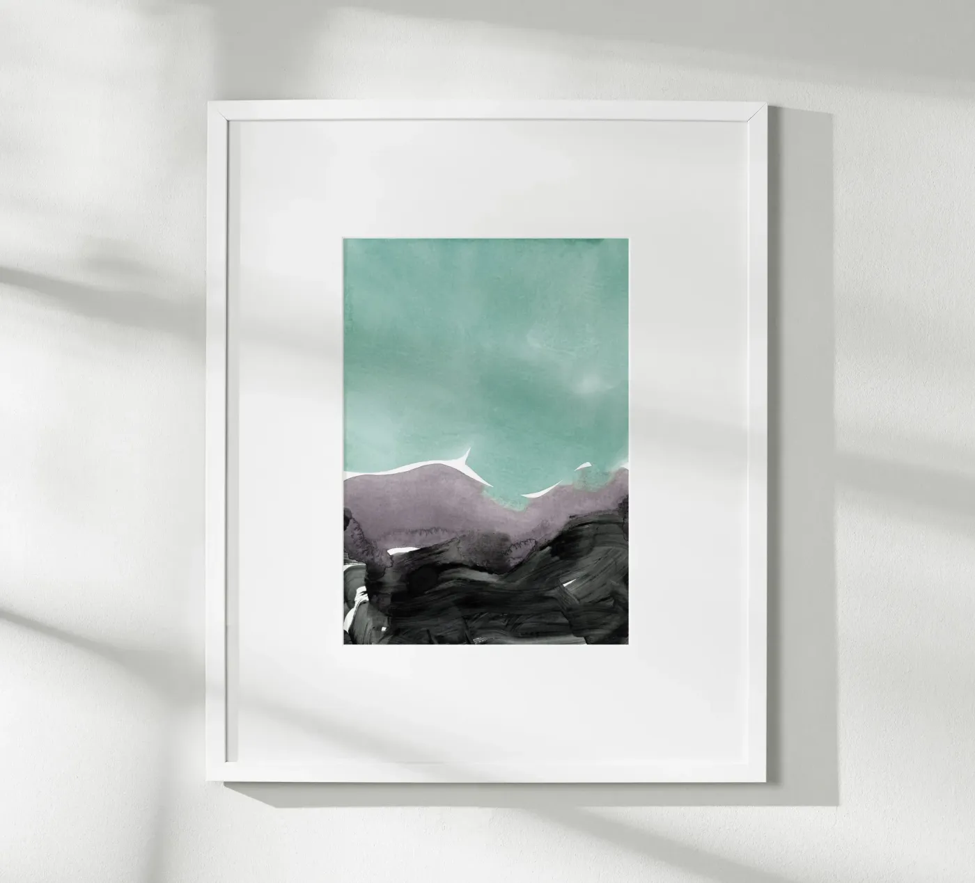 mint mauve grey poster da IRIS LEHNHARDT FINE ART