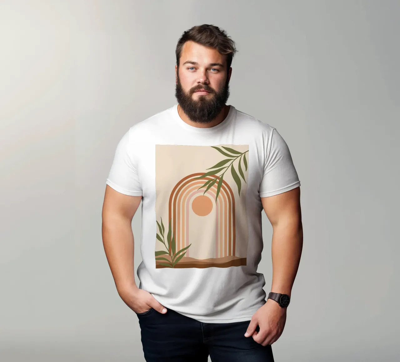 Arch with a sun at its cente t-shirt da LisaArtes