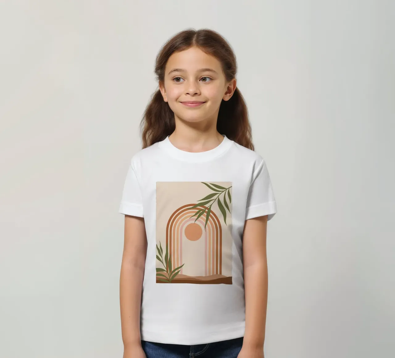 Arch with a sun at its cente kids t-shirt by LisaArtes