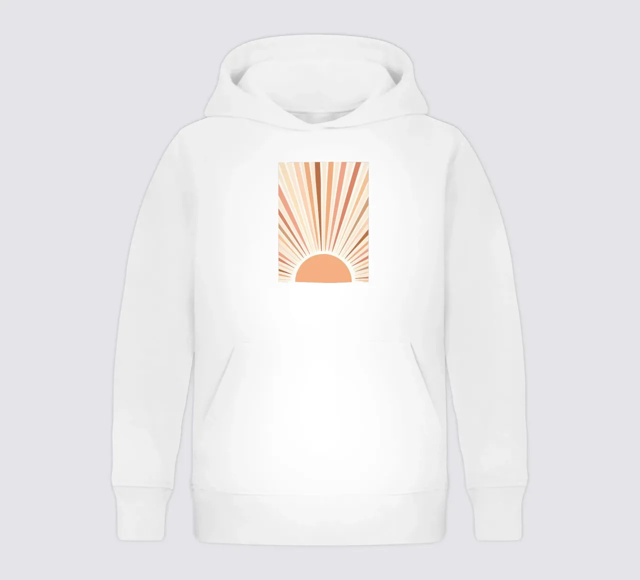 Radiating lines felpa bambino con cappuccio da LisaArtes