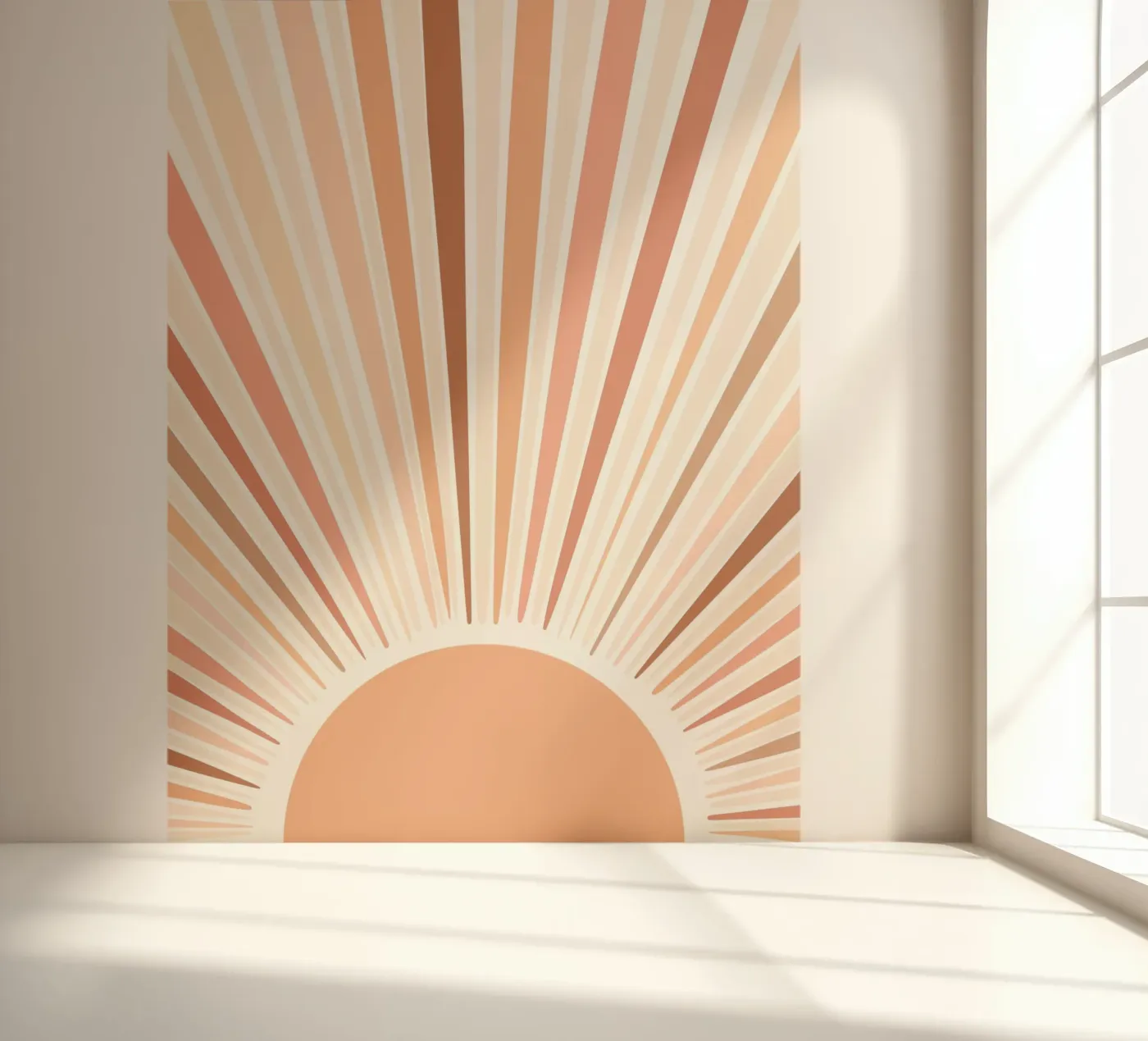 Radiating lines fotobehang van LisaArtes