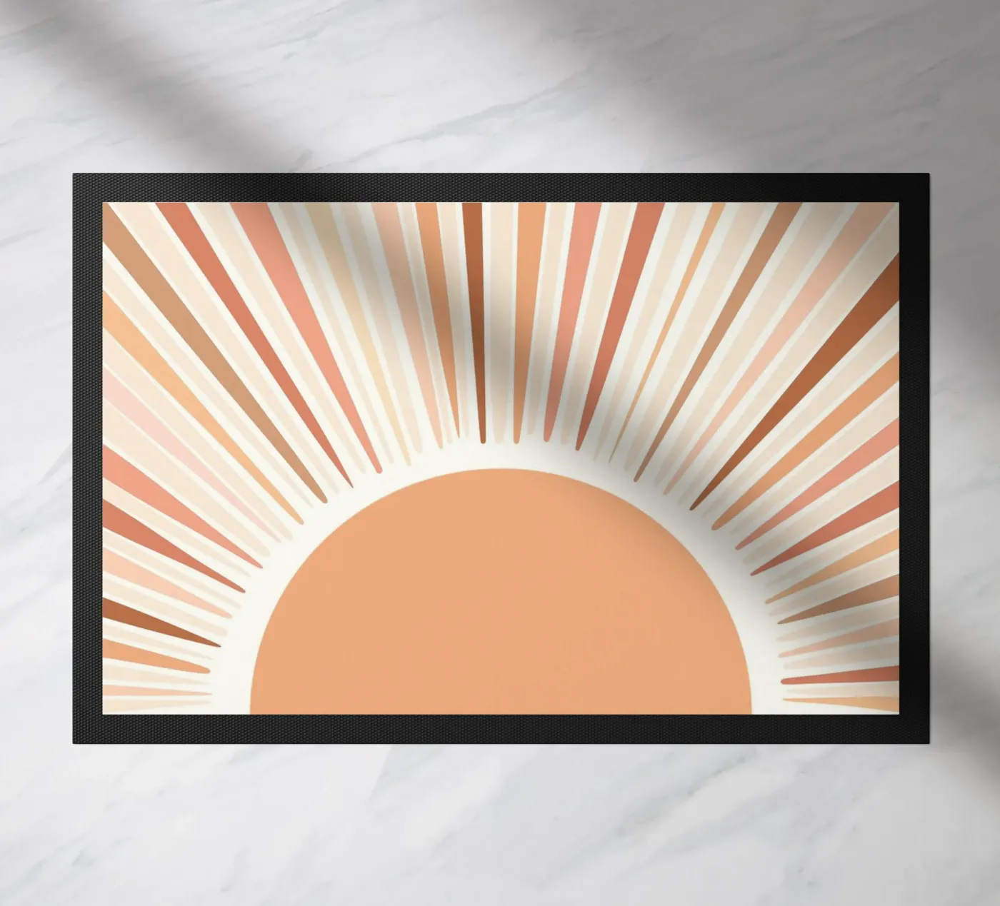 Radiating lines Fußmatte von LisaArtes