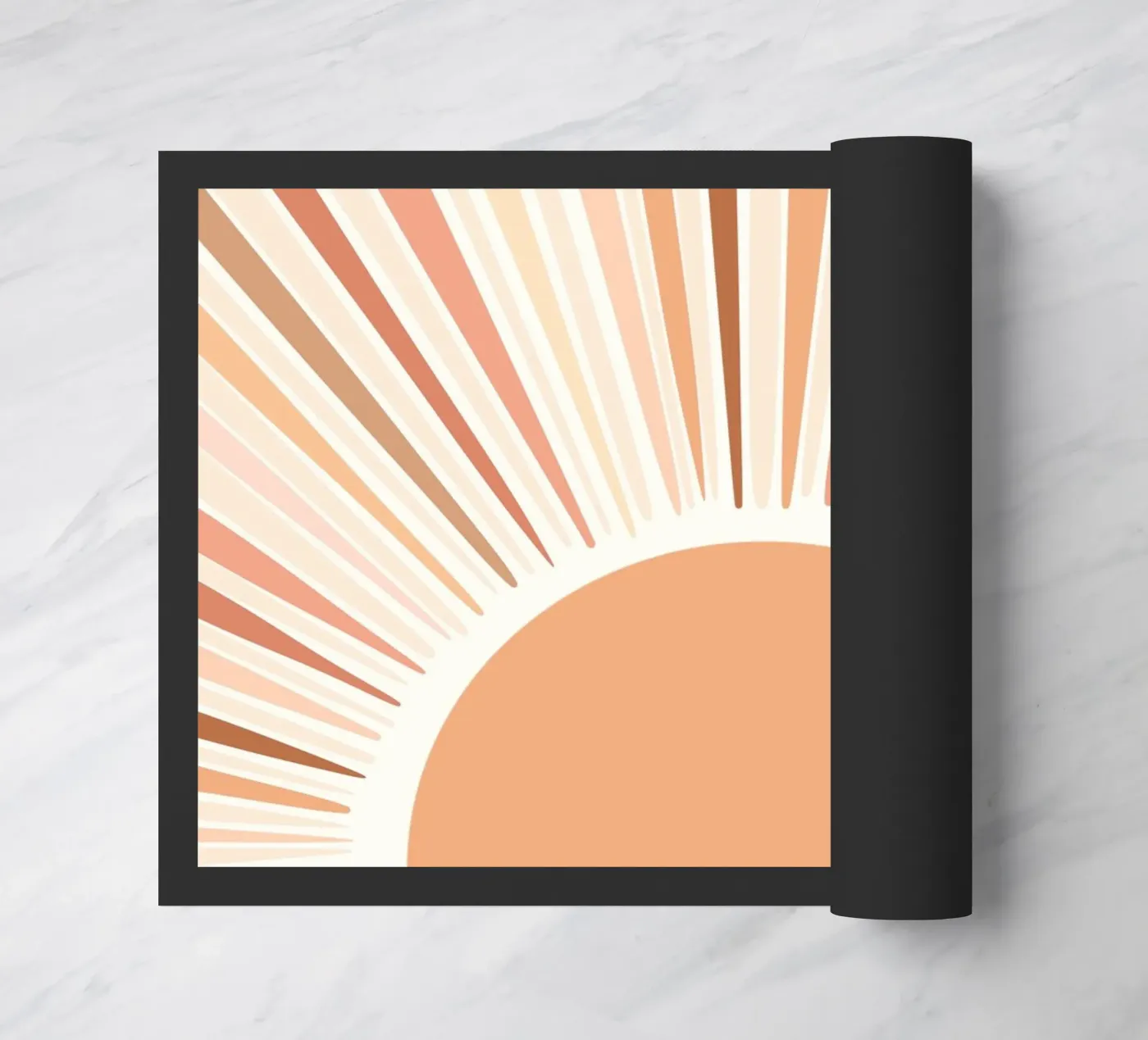 Radiating lines Fußmatte von LisaArtes