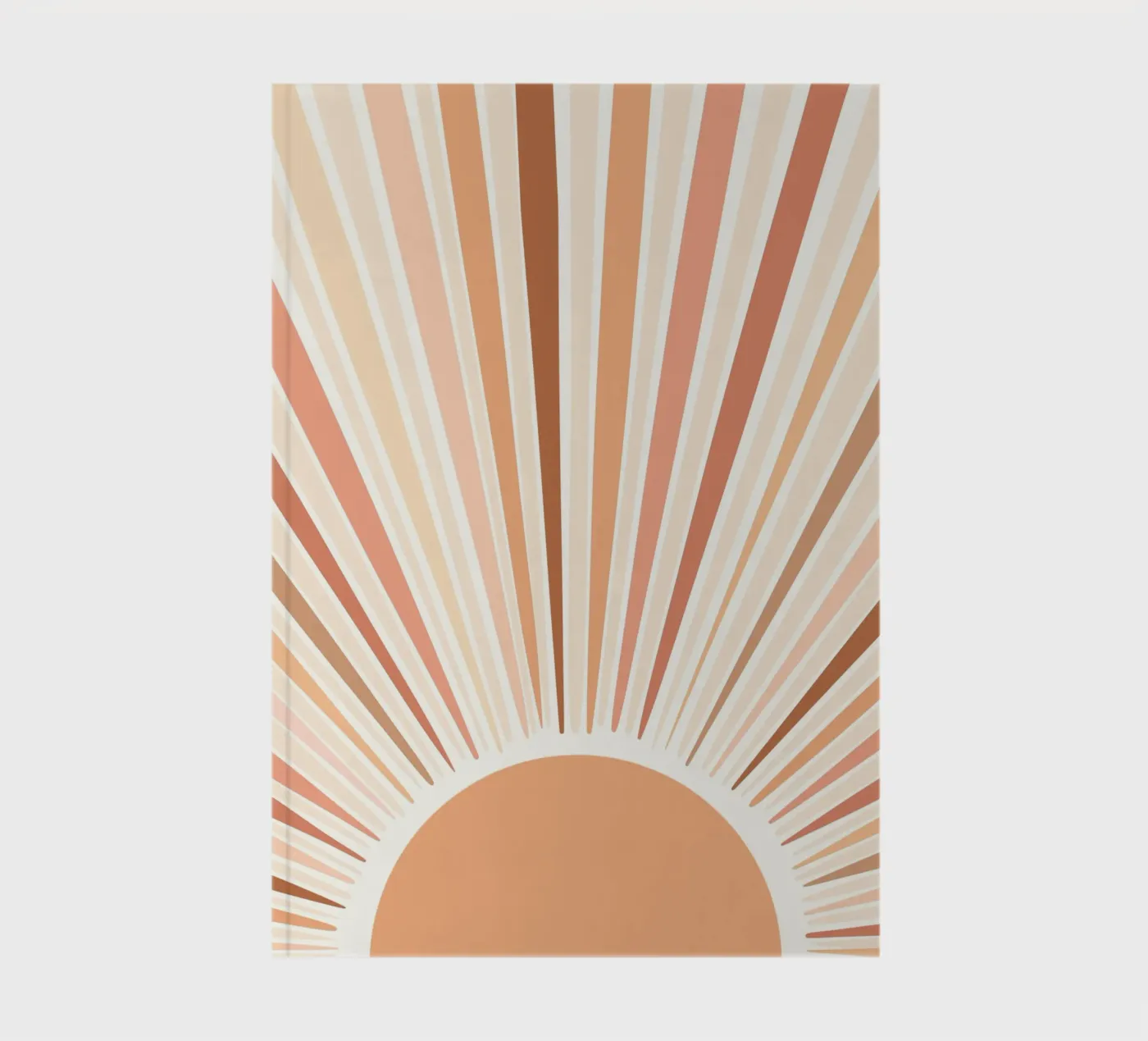 Radiating lines notebook by LisaArtes