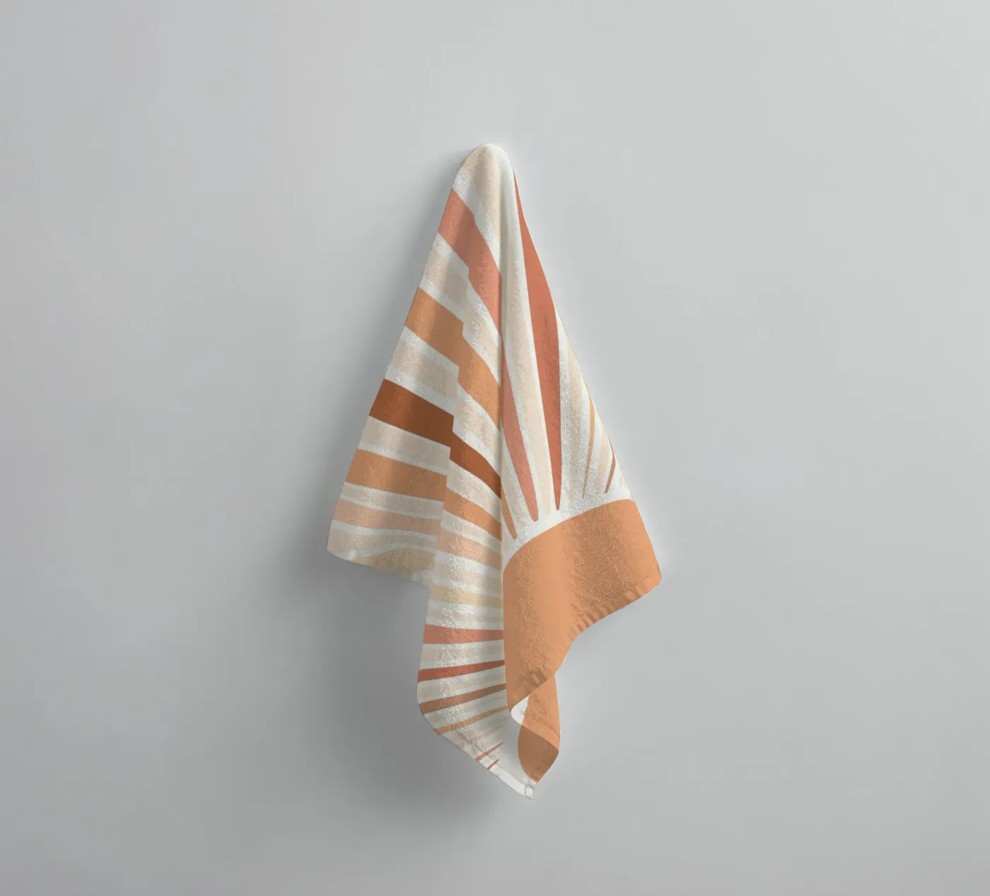 Radiating lines towel by LisaArtes