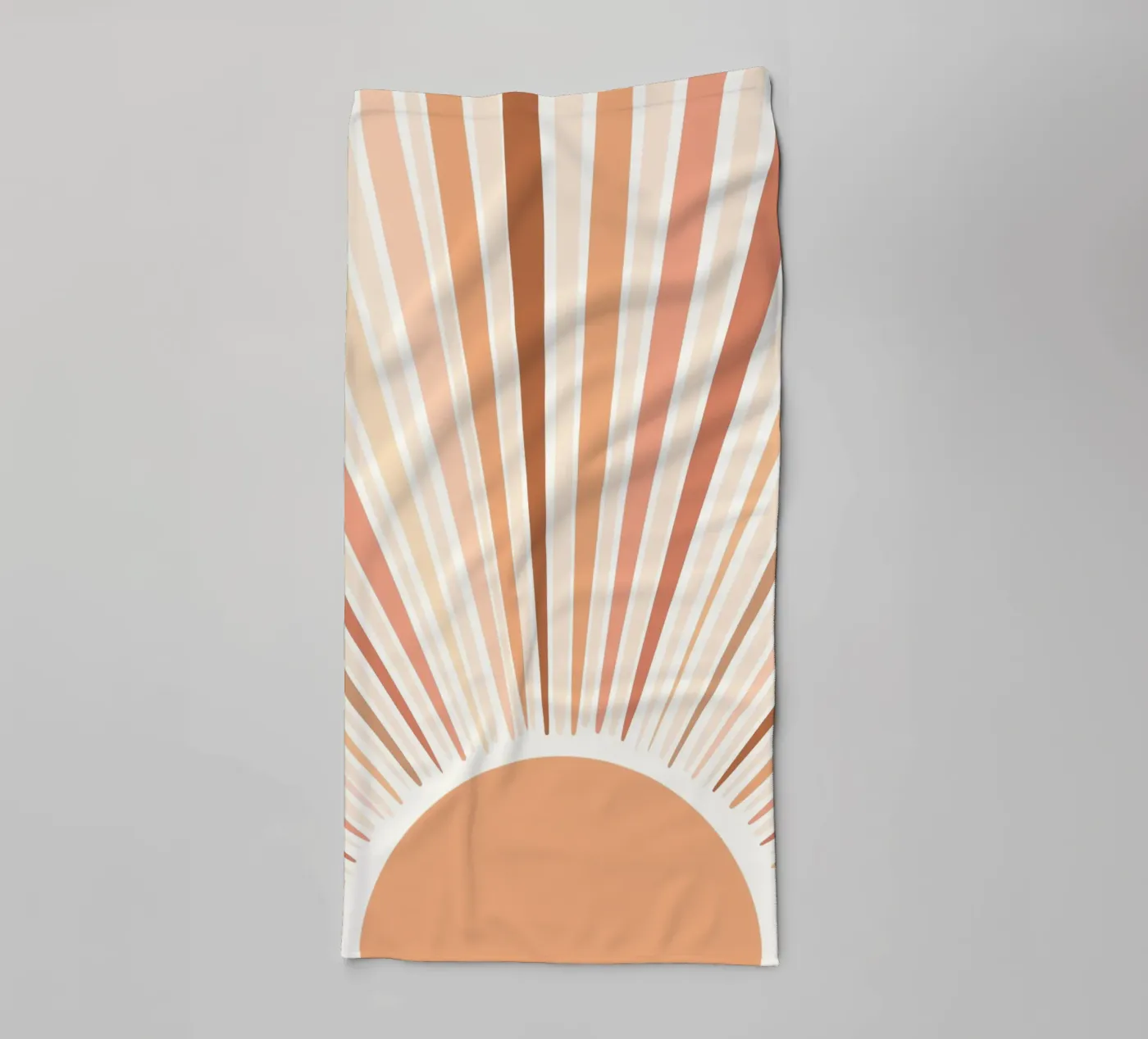 Radiating lines towel by LisaArtes