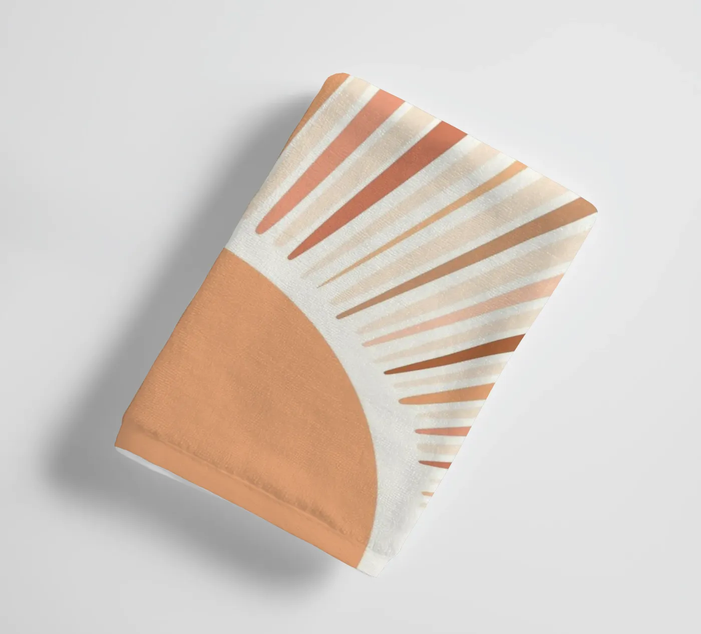 Radiating lines towel by LisaArtes