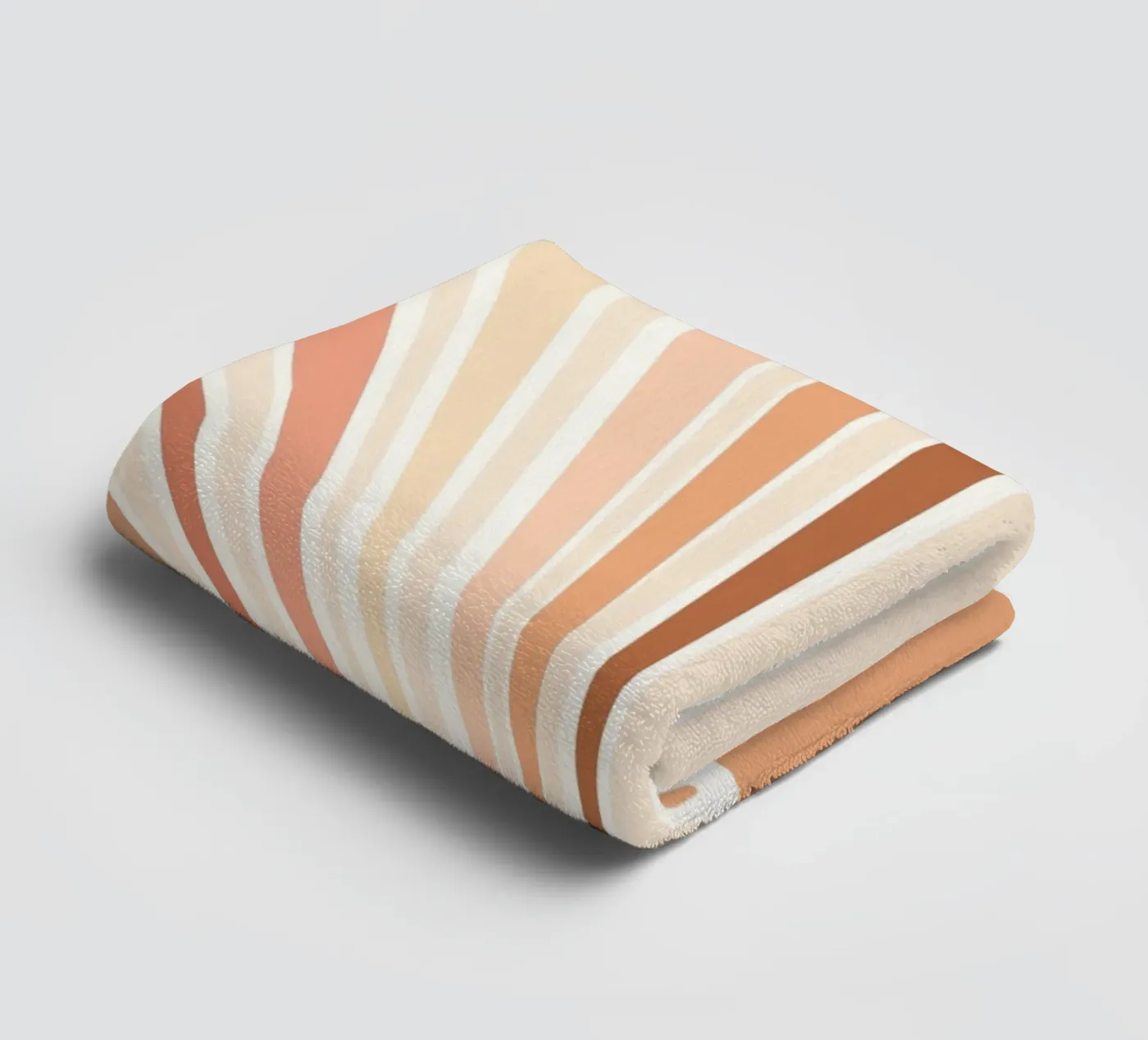 Radiating lines towel by LisaArtes