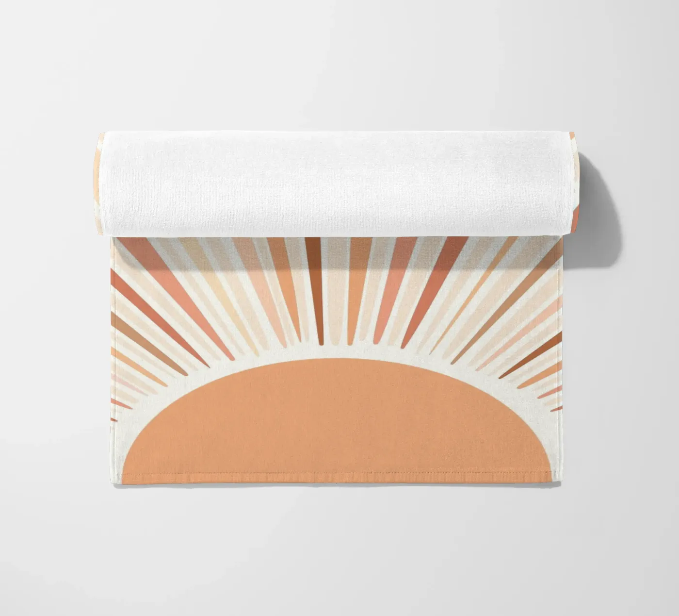 Radiating lines Strandtuch von LisaArtes