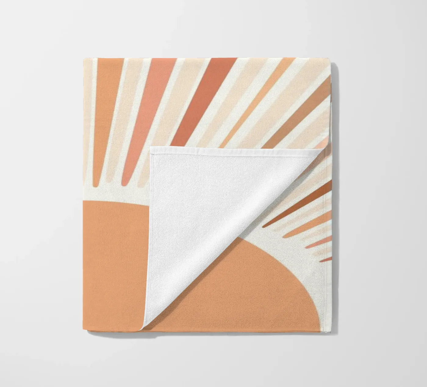 Radiating lines Strandtuch von LisaArtes