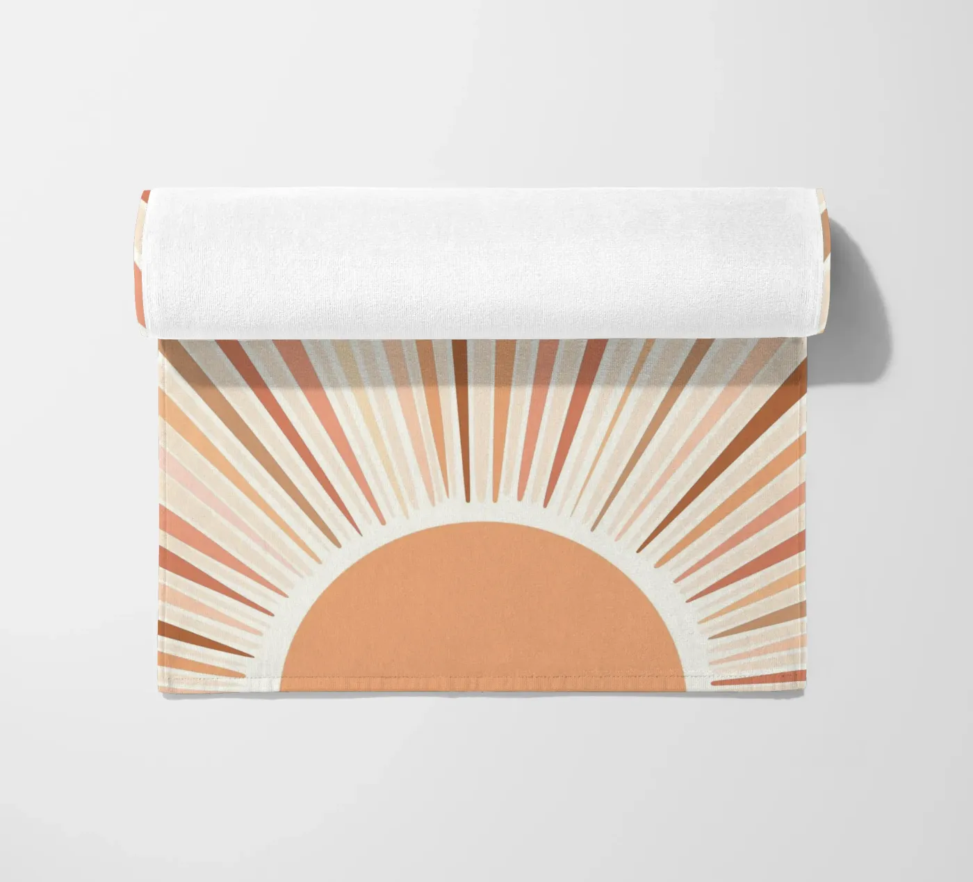 Radiating lines Strandtuch von LisaArtes