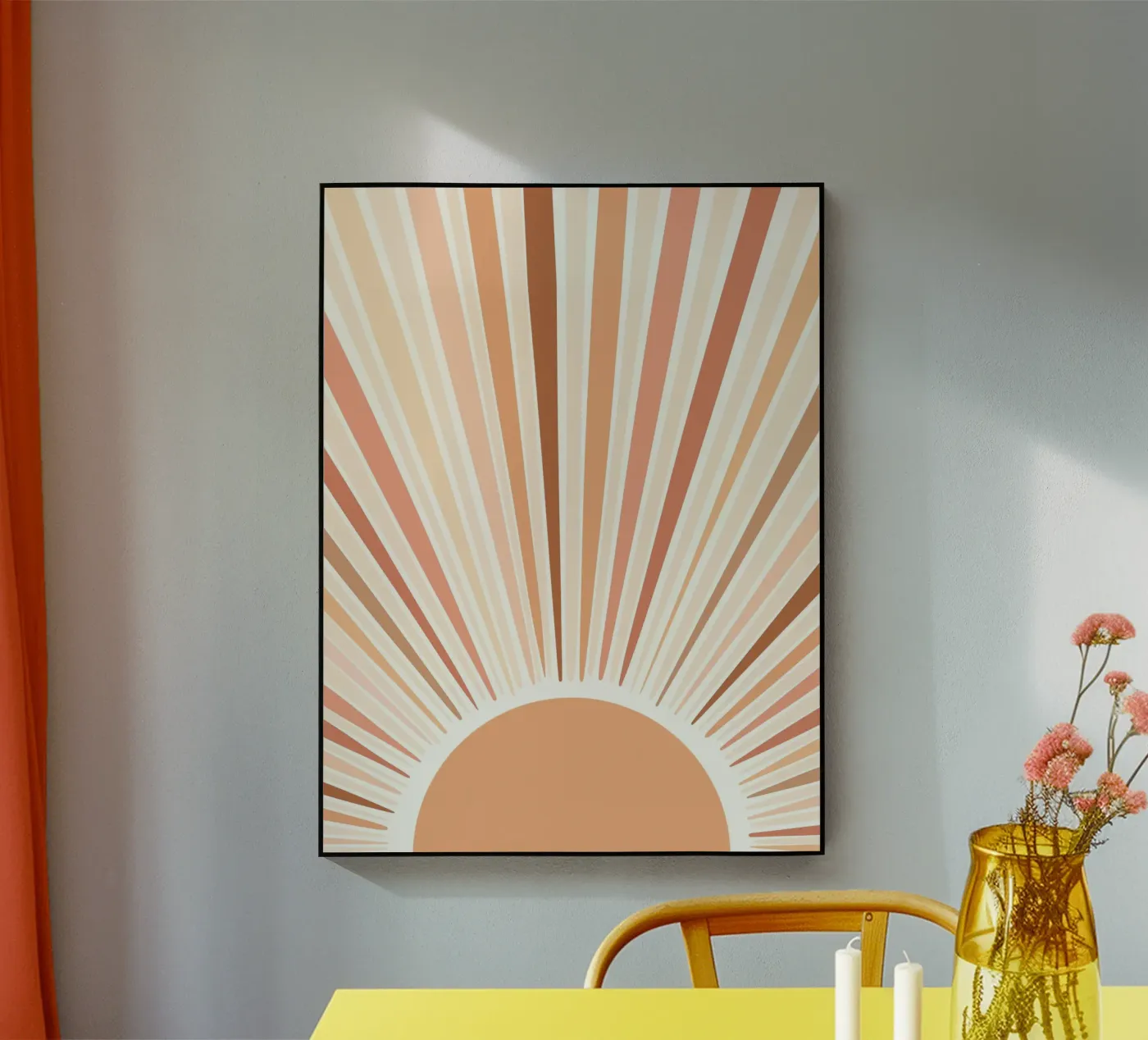 Radiating lines Acryl-Glas von LisaArtes