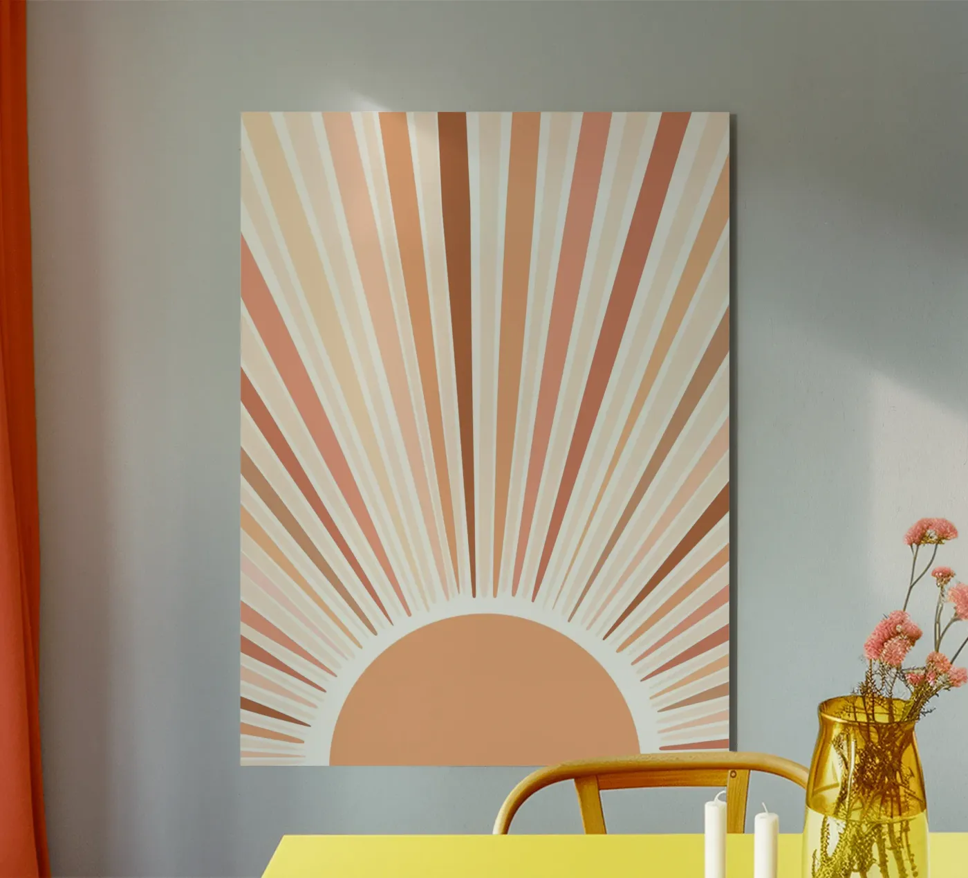 Radiating lines alluminio dibond da LisaArtes