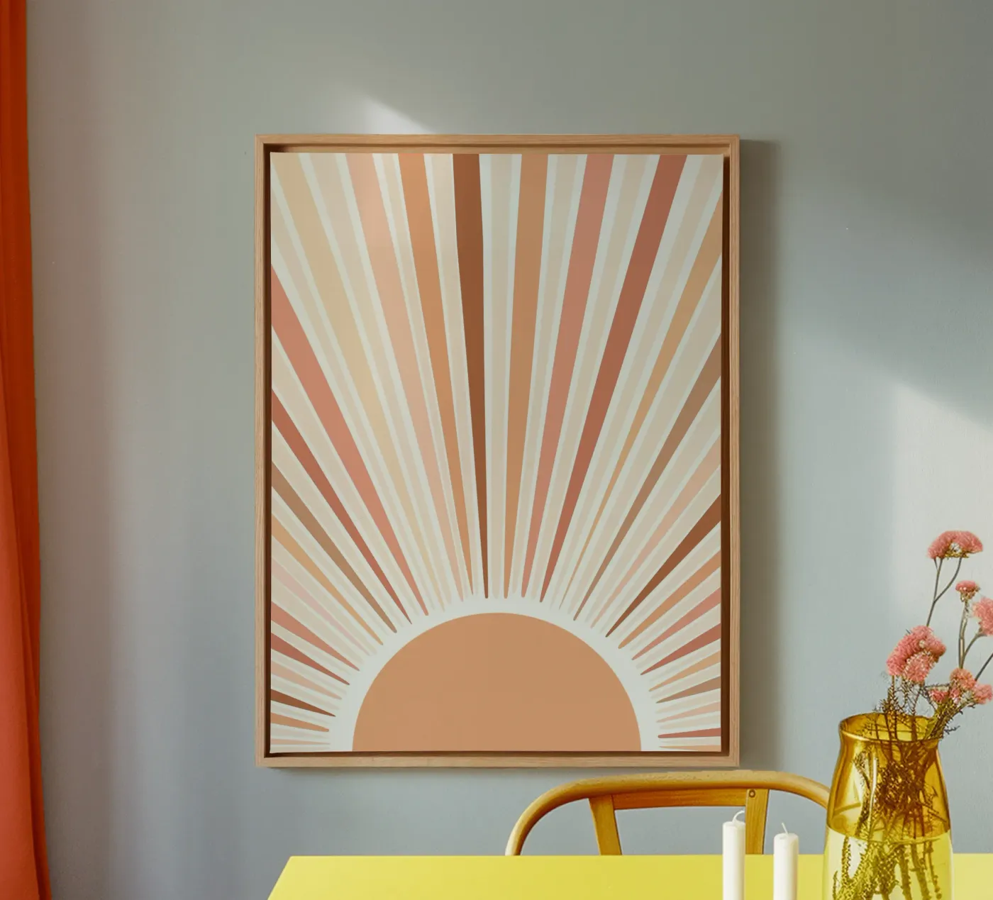 Radiating lines tela da LisaArtes