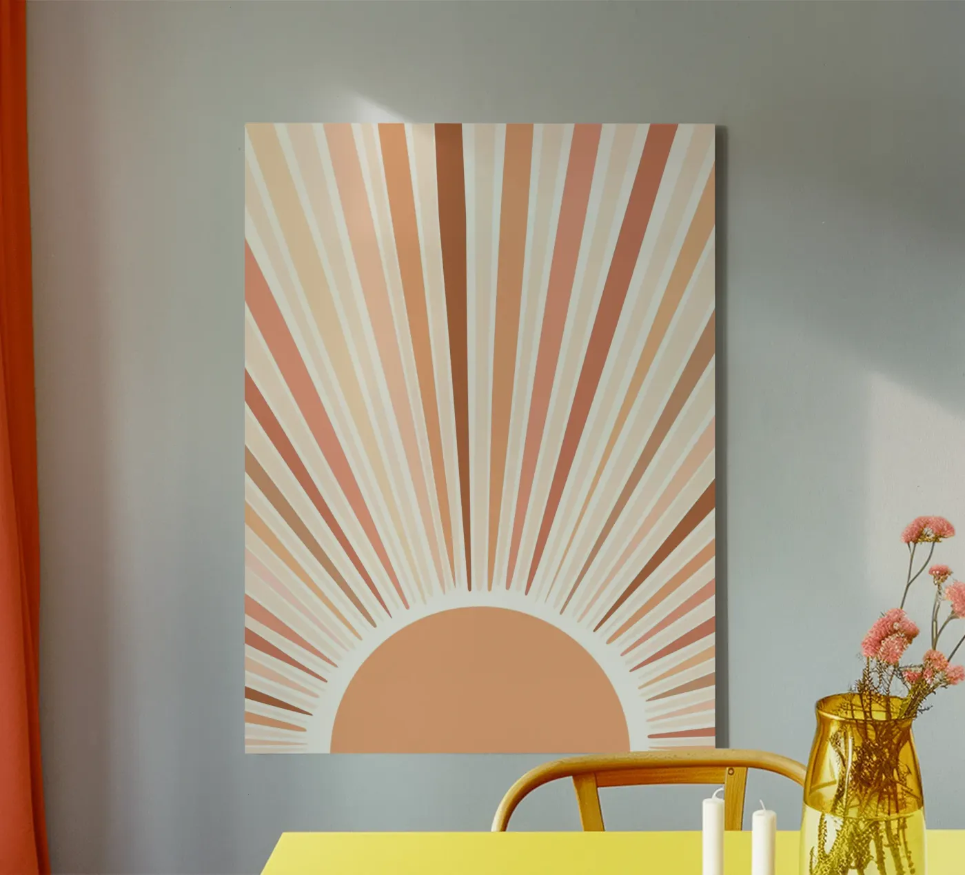 Radiating lines tela da LisaArtes