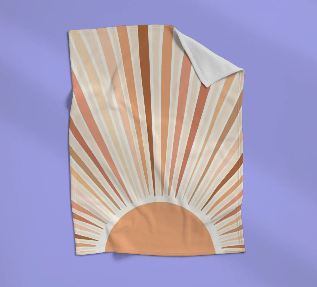 Radiating lines Fleecedecke von LisaArtes