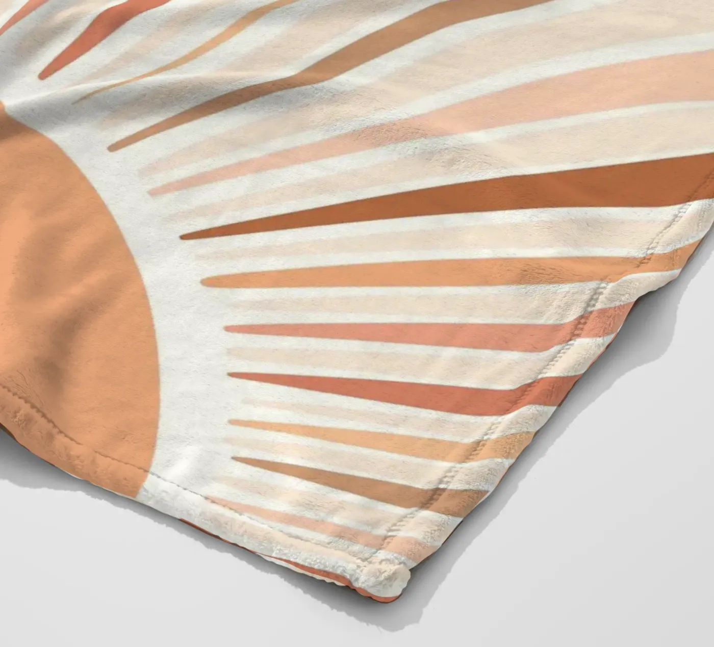 Radiating lines plaid polaire de LisaArtes