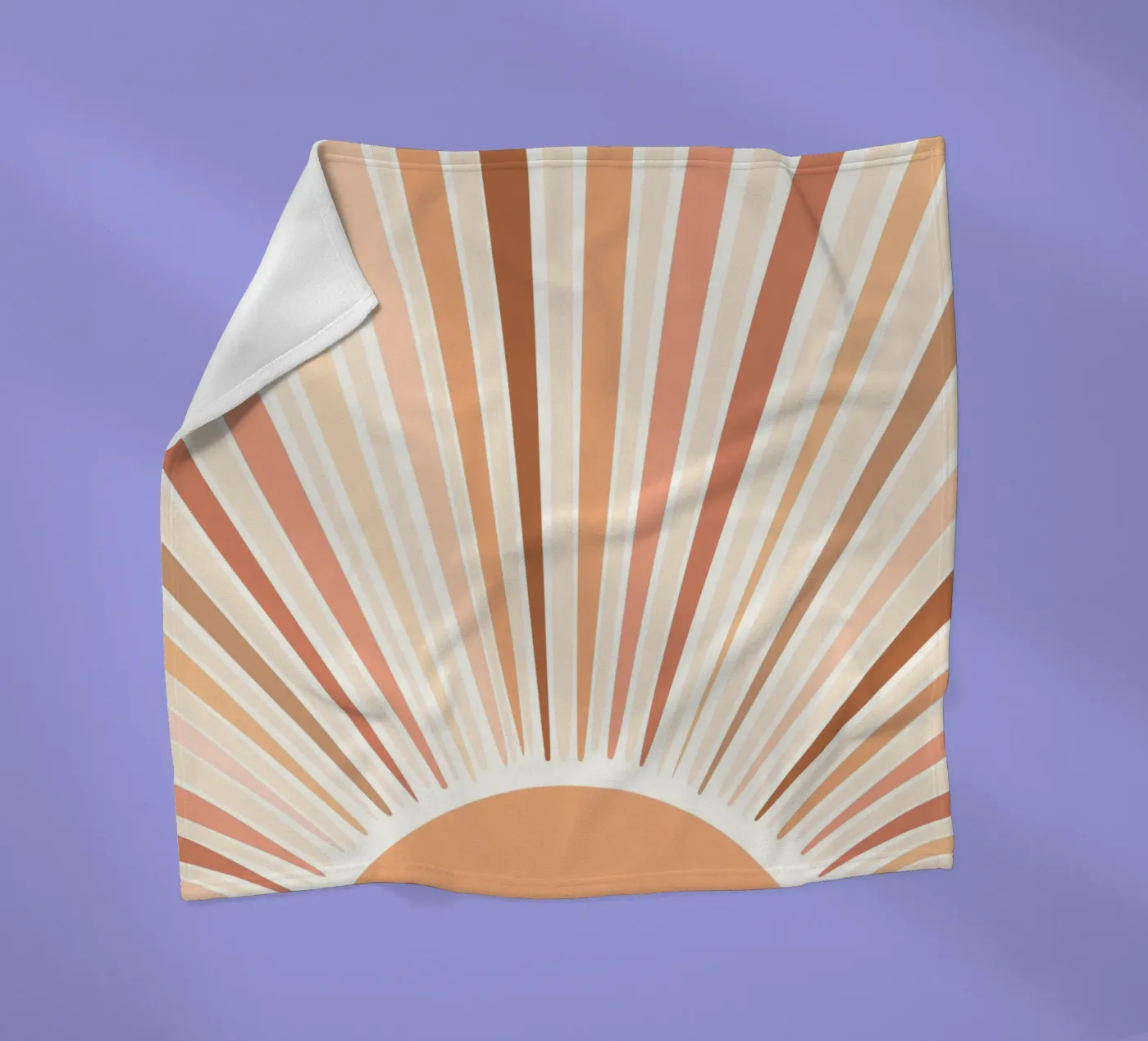 Radiating lines plaid polaire de LisaArtes