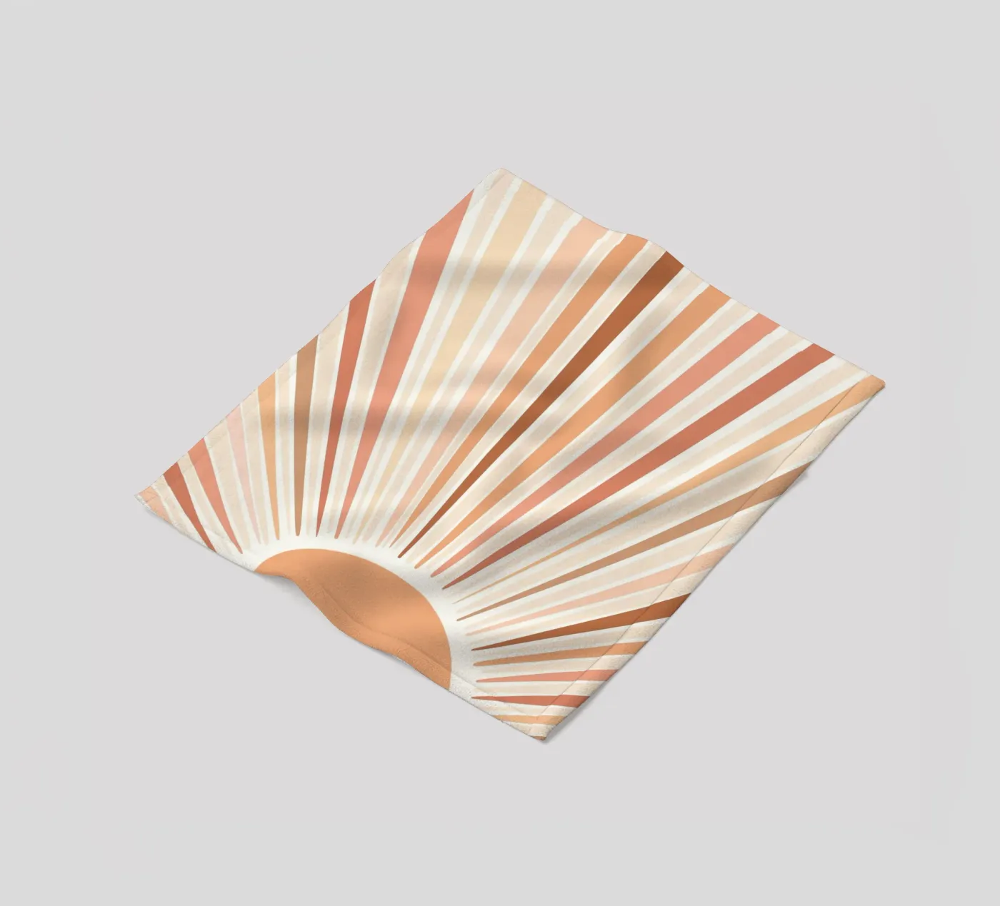 Radiating lines plaid polaire de LisaArtes