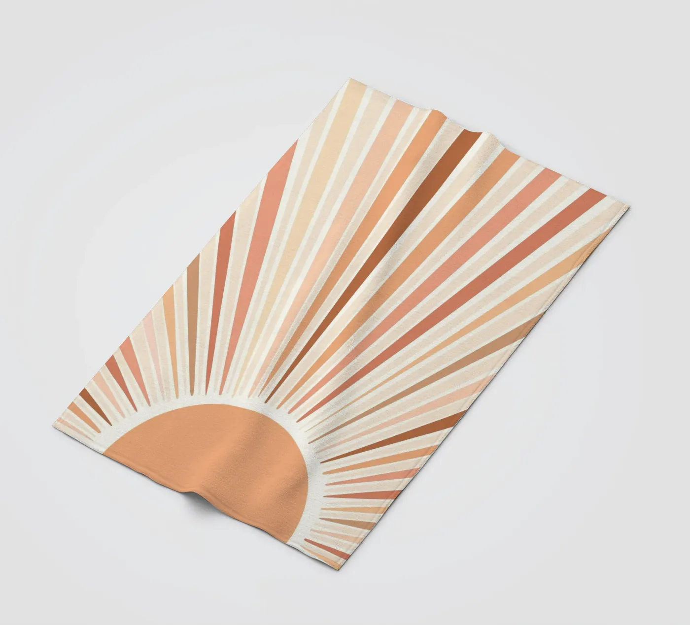 Radiating lines plaid polaire de LisaArtes