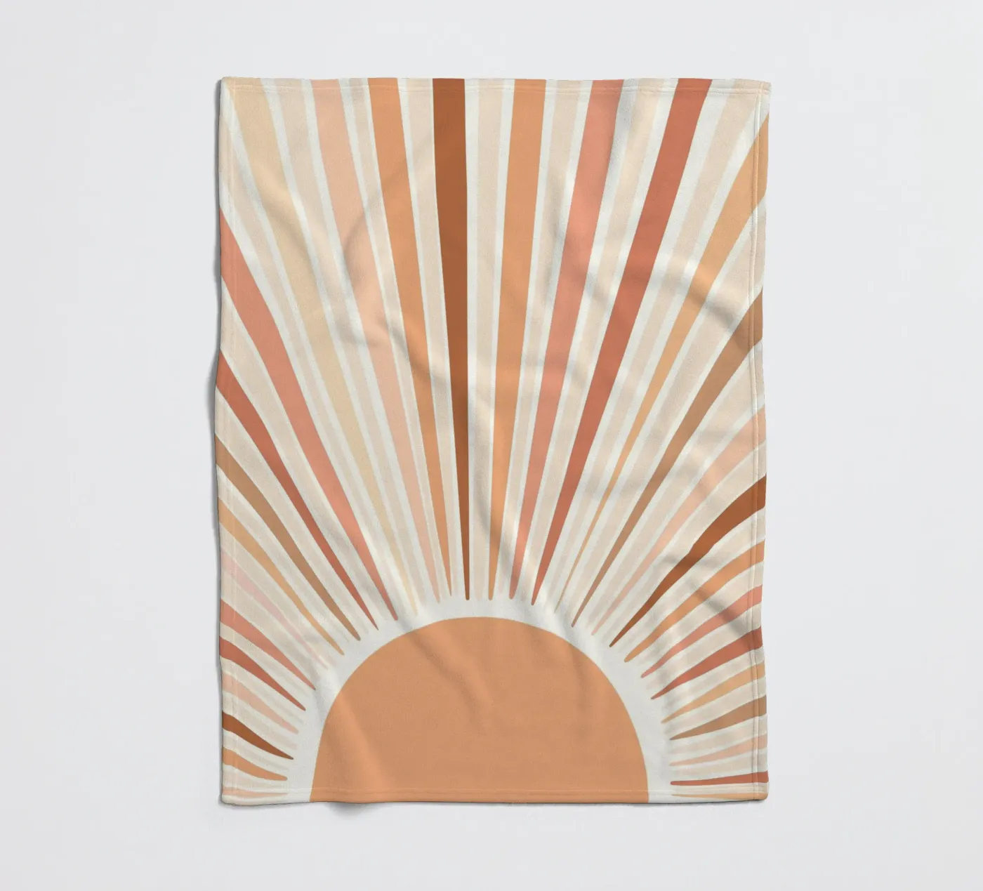 Radiating lines plaid polaire de LisaArtes