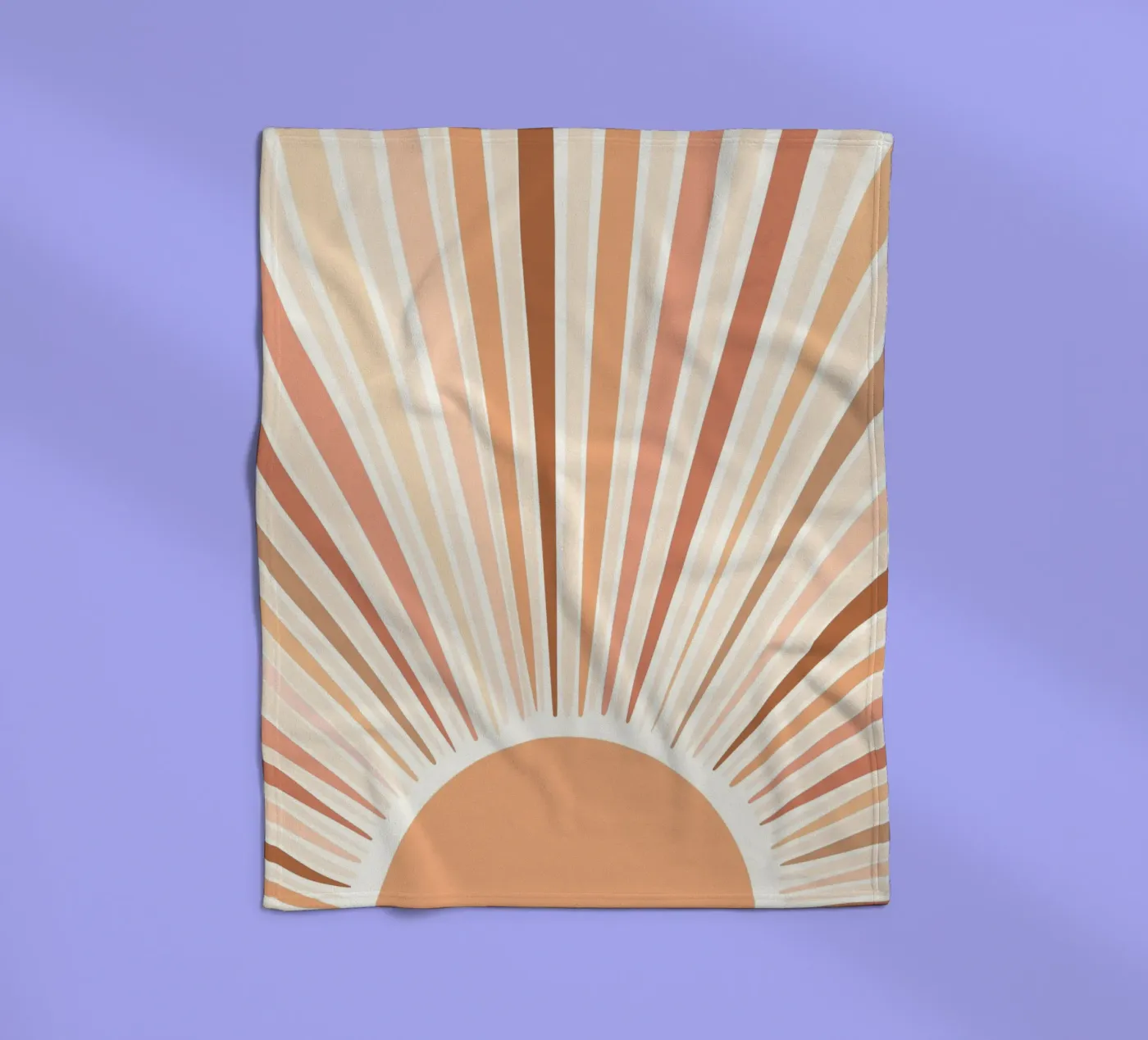 Radiating lines plaid polaire de LisaArtes