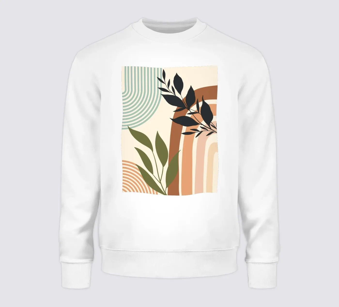 Botanical elements sweatshirt van LisaArtes