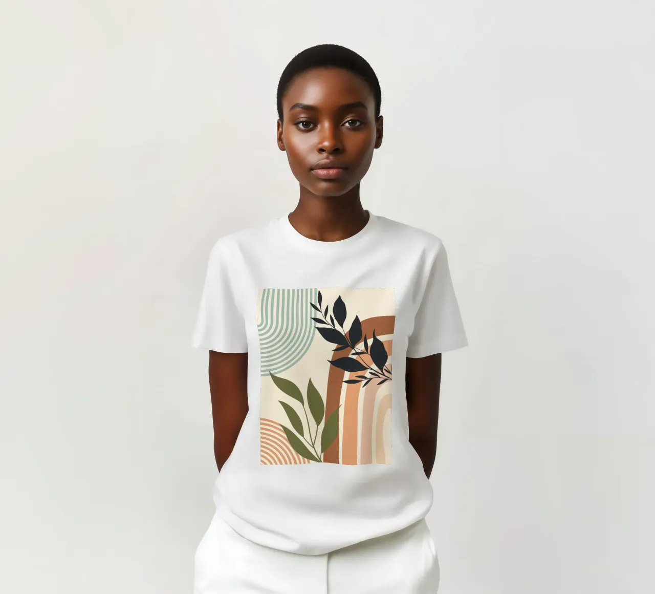 Botanical elements t-shirt da LisaArtes