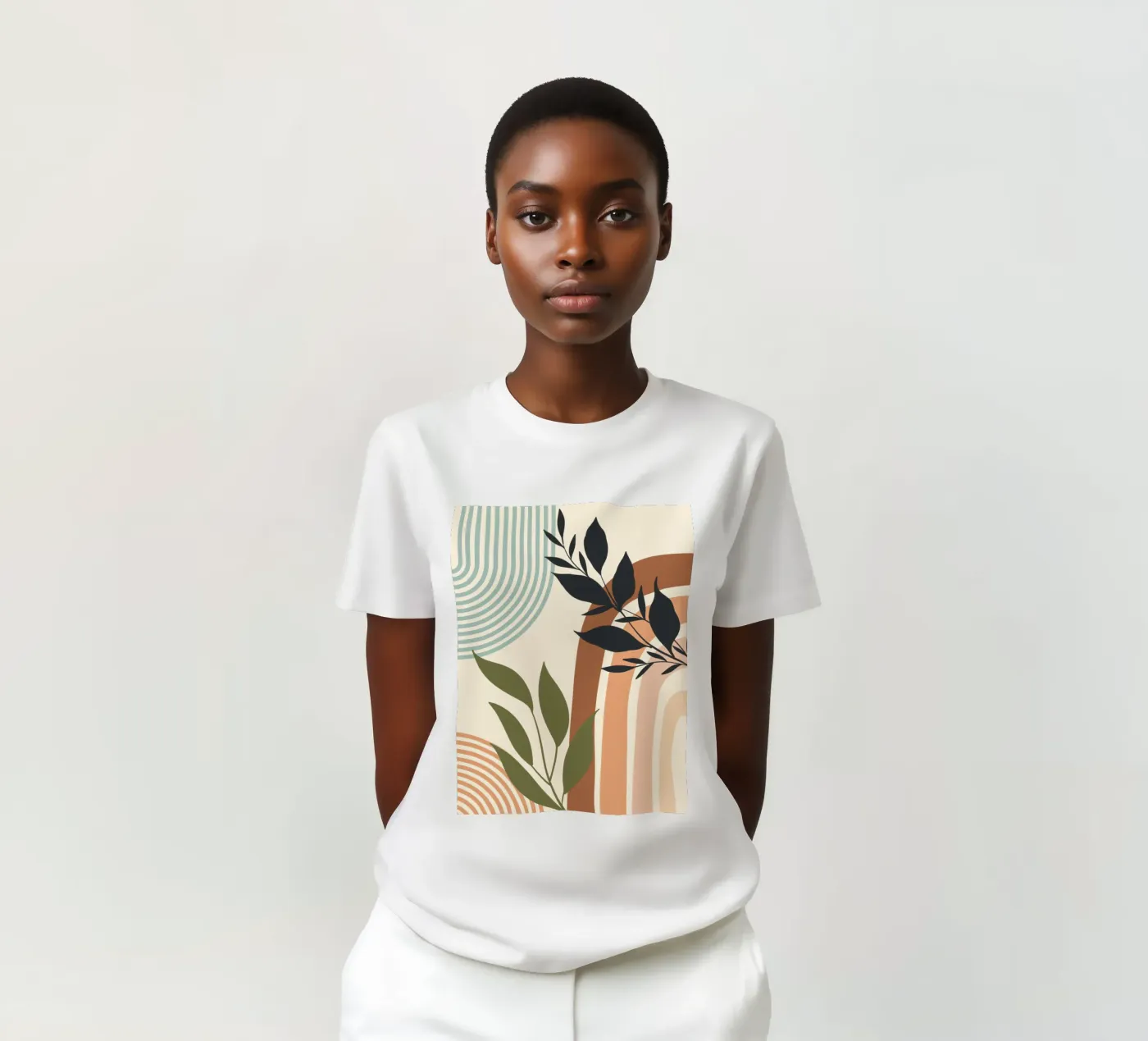 Botanical elements t-shirt van LisaArtes