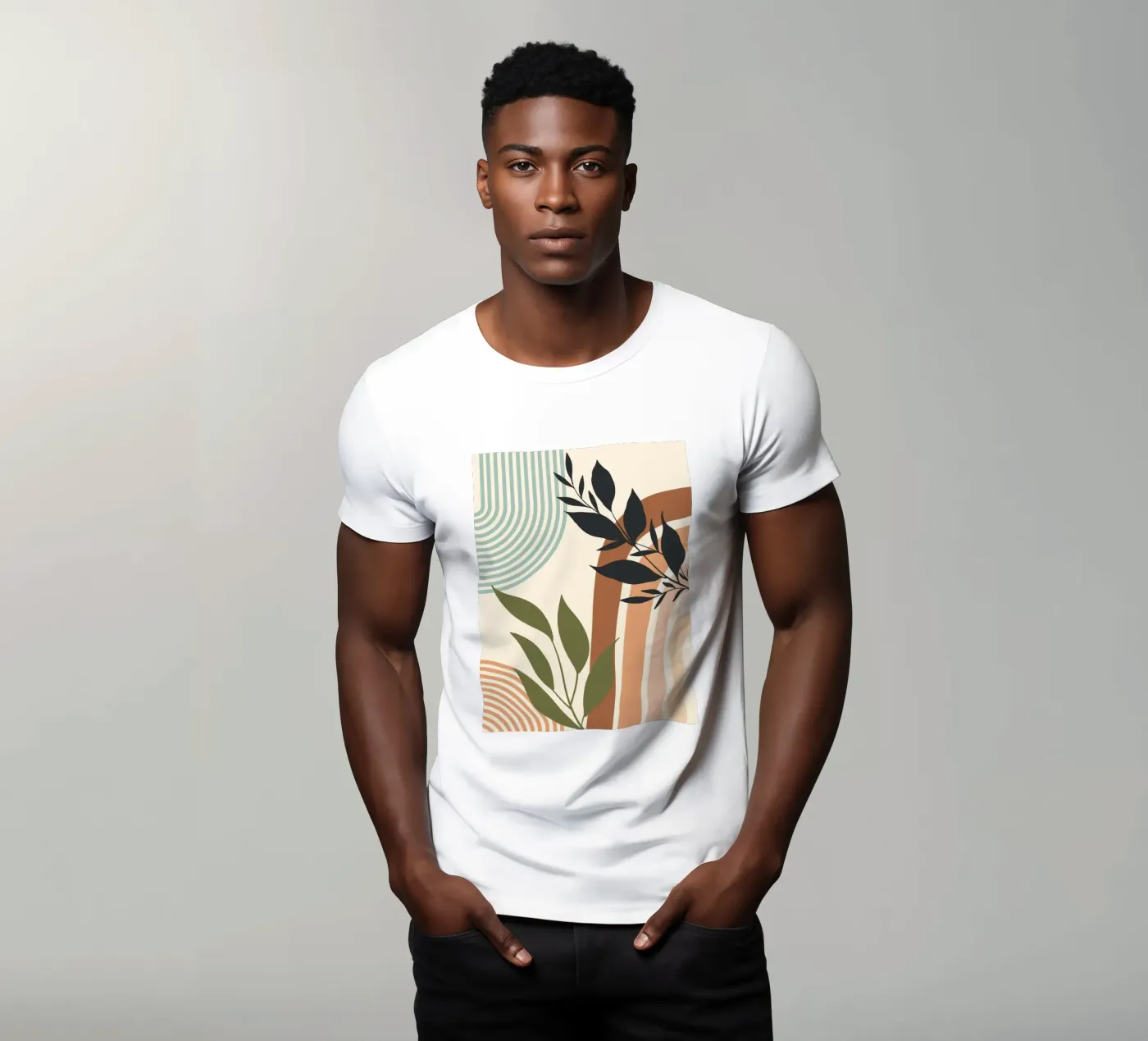 Botanical elements t-shirt da LisaArtes