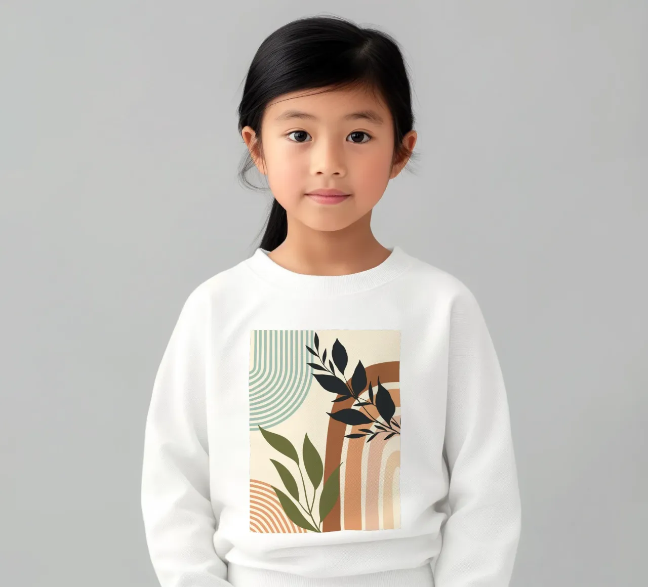 Botanical elements felpa bambino da LisaArtes