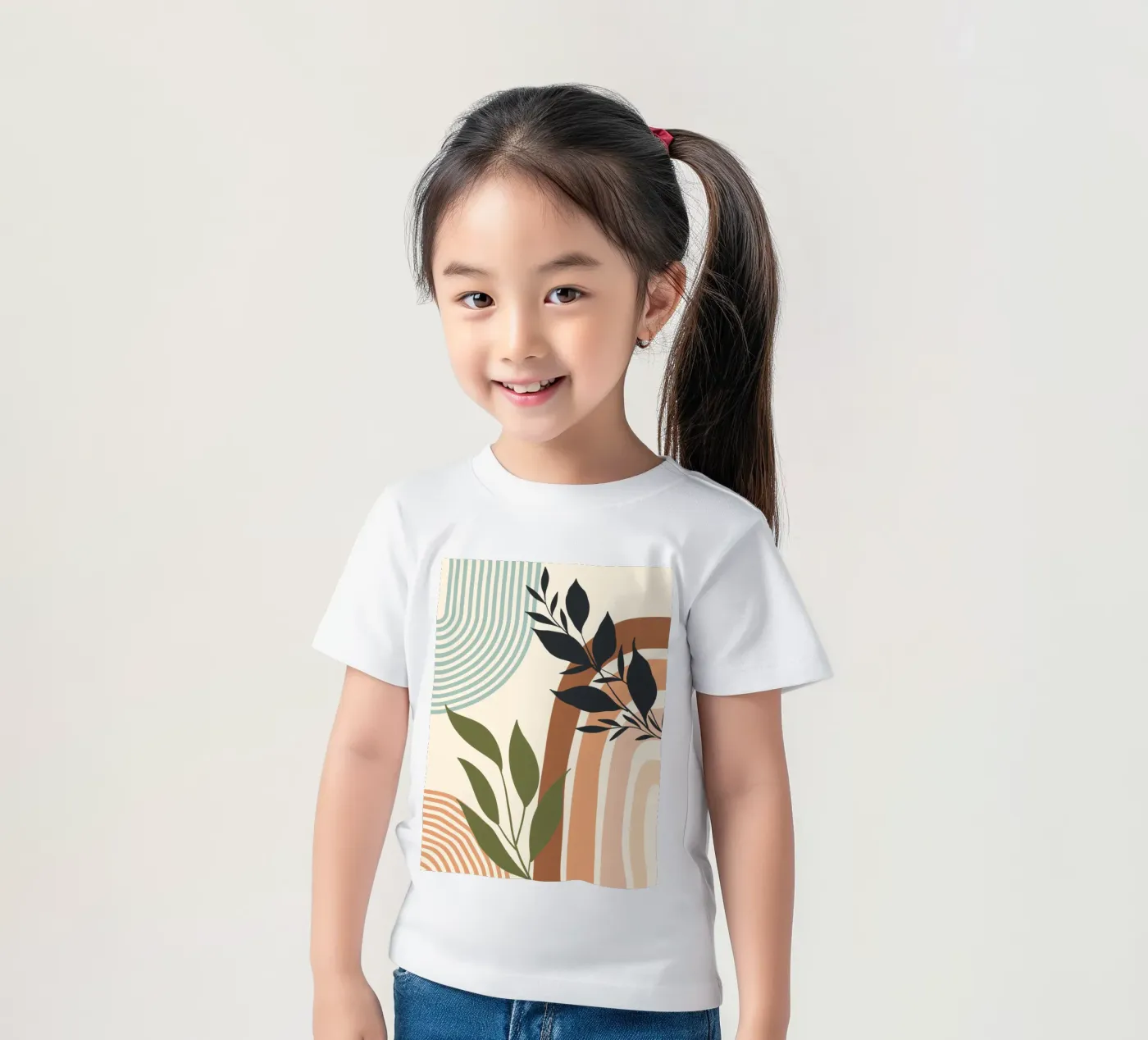 Botanical elements kinder t-shirt van LisaArtes