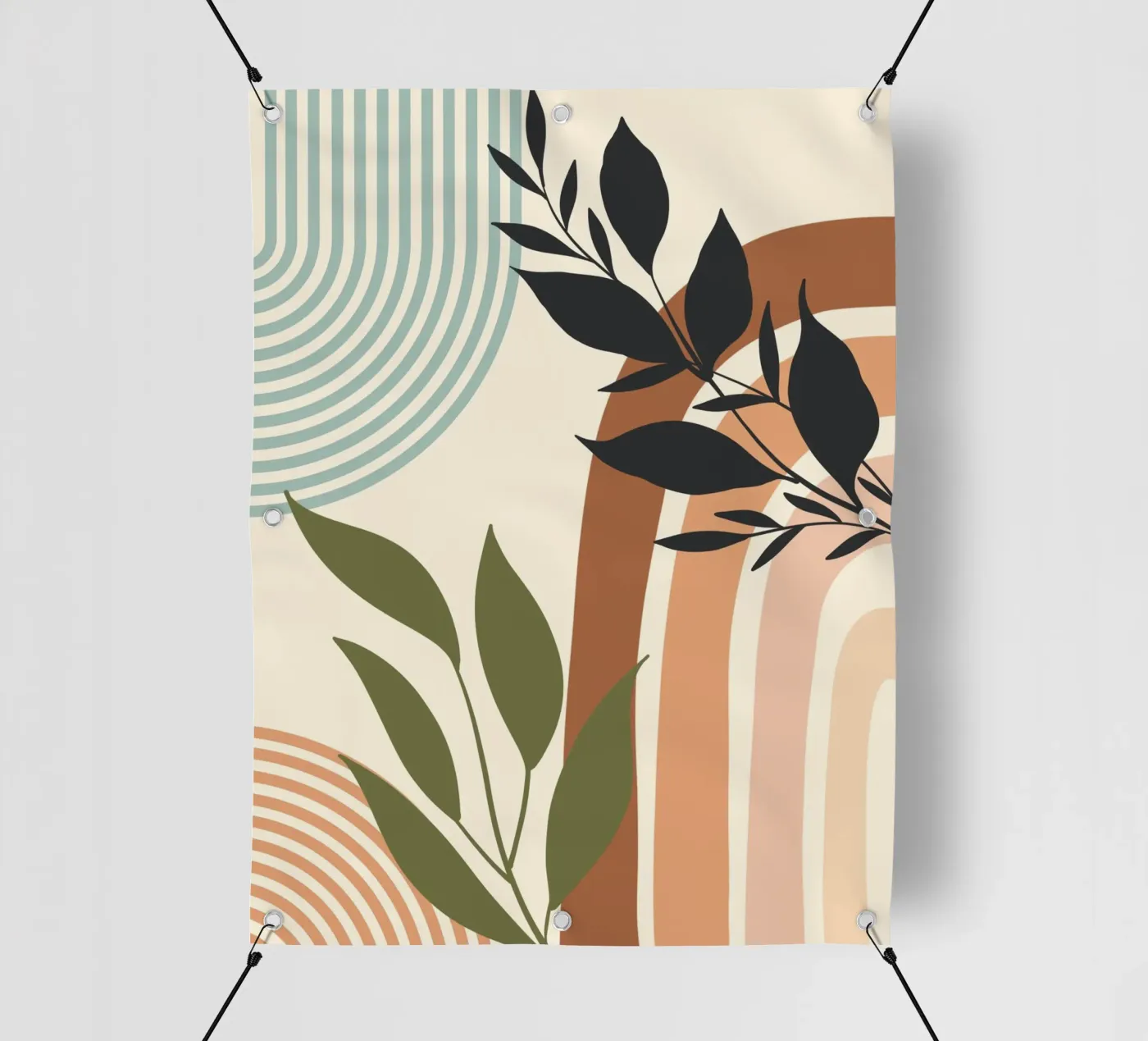 Botanical elements telo in pvc da LisaArtes