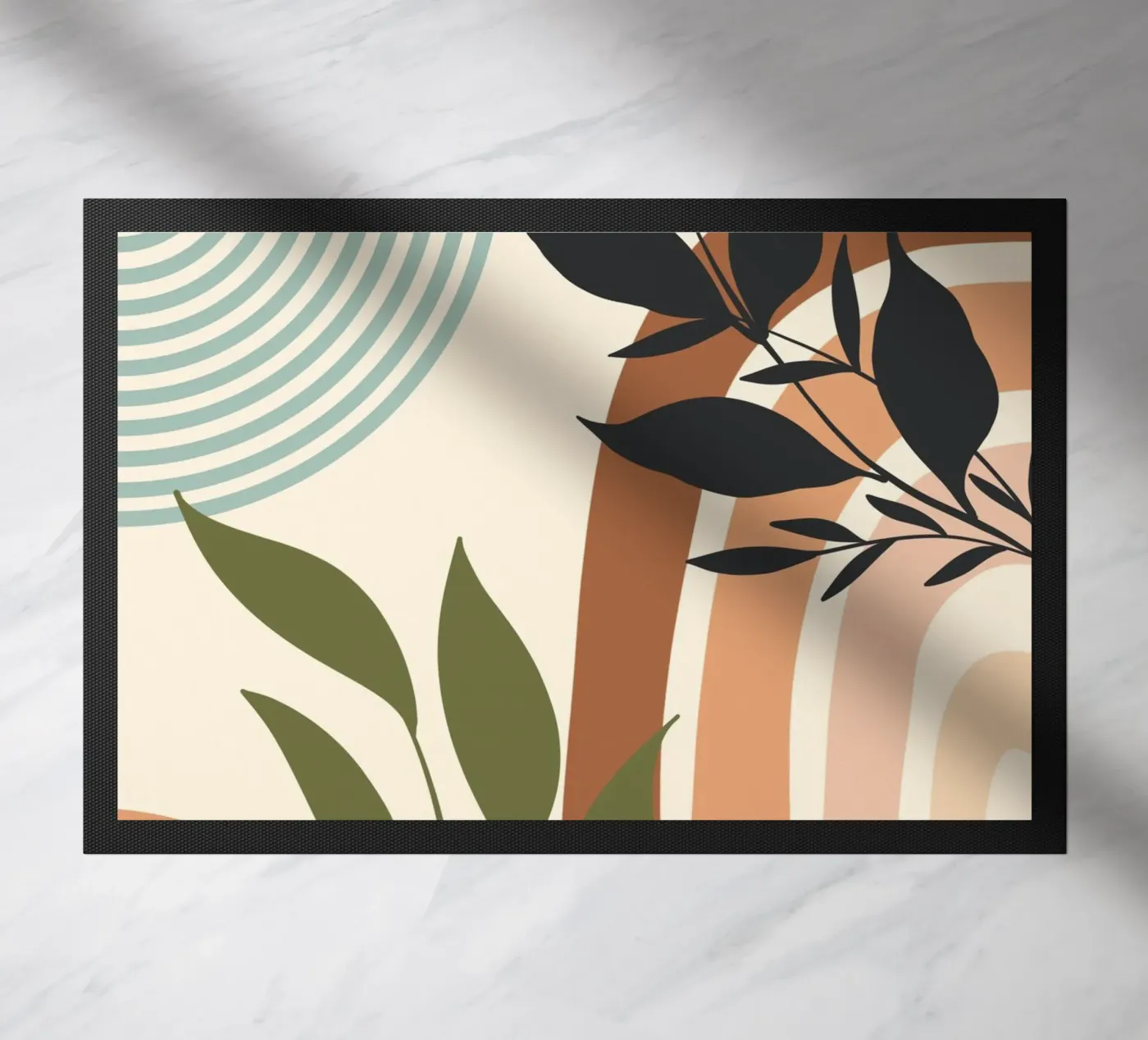 Botanical elements Fußmatte von LisaArtes