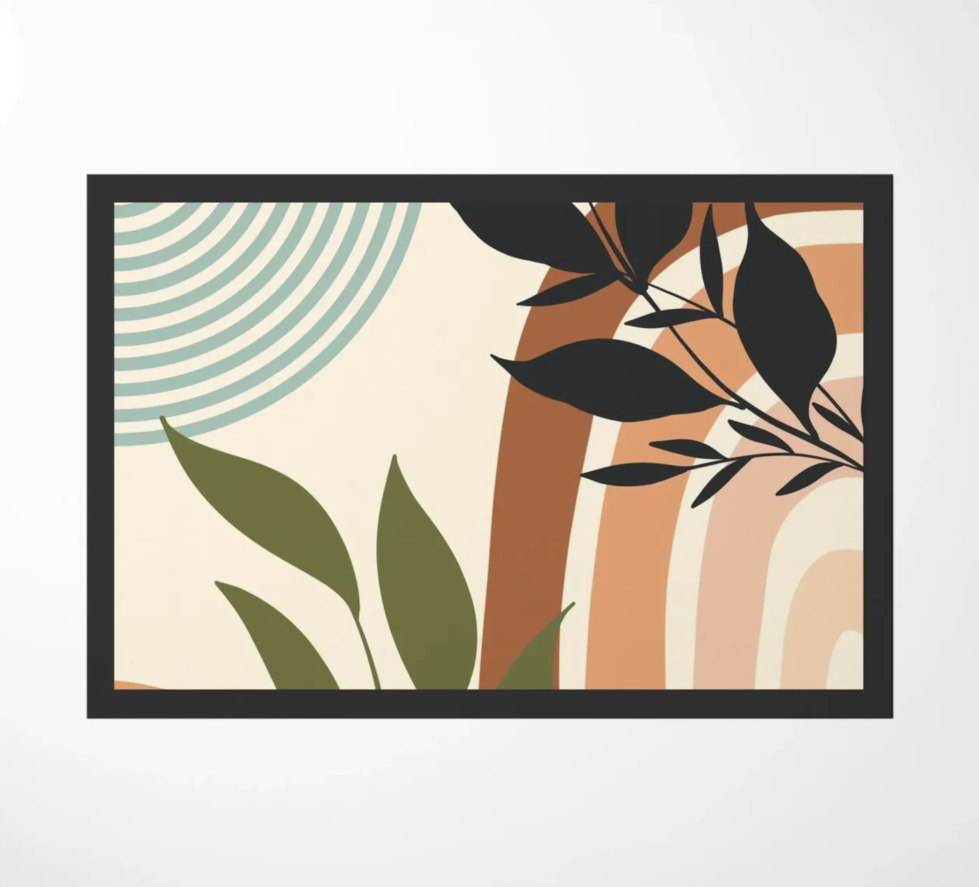 Botanical elements Fußmatte von LisaArtes