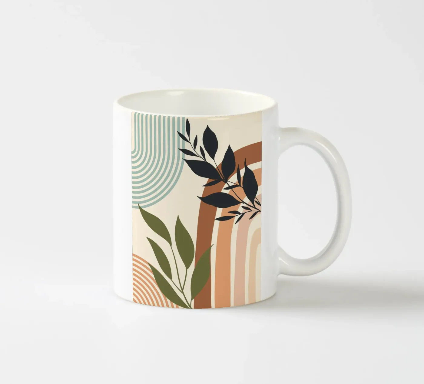 Botanical elements Keramik Tasse von LisaArtes
