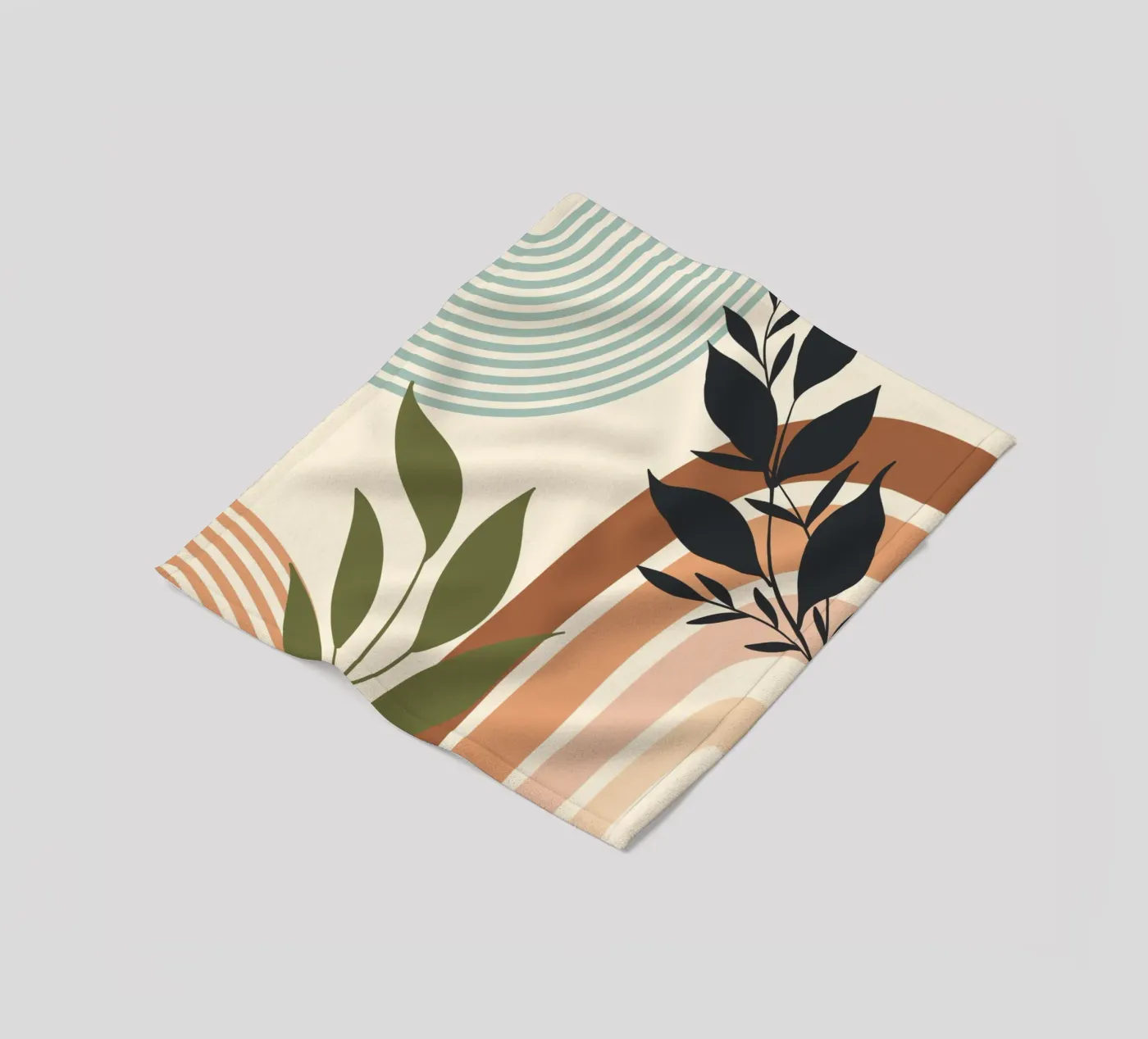 Botanical elements Fleecedecke von LisaArtes