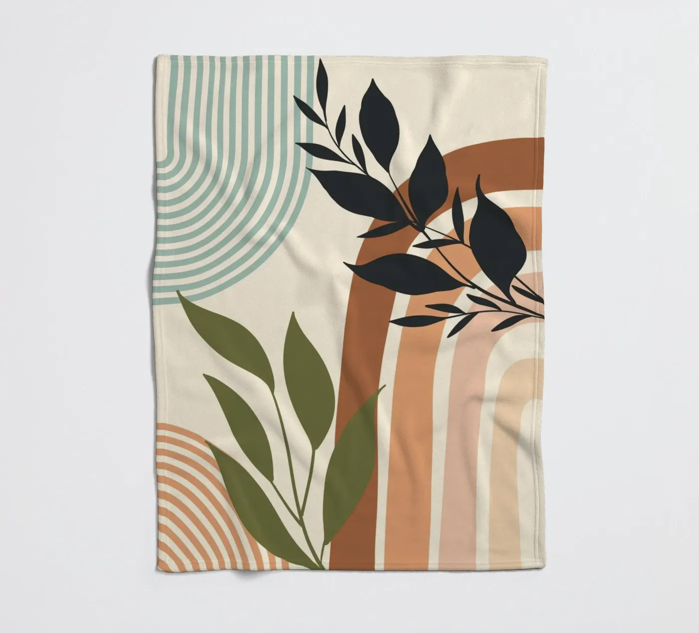 Botanical elements Fleecedecke von LisaArtes