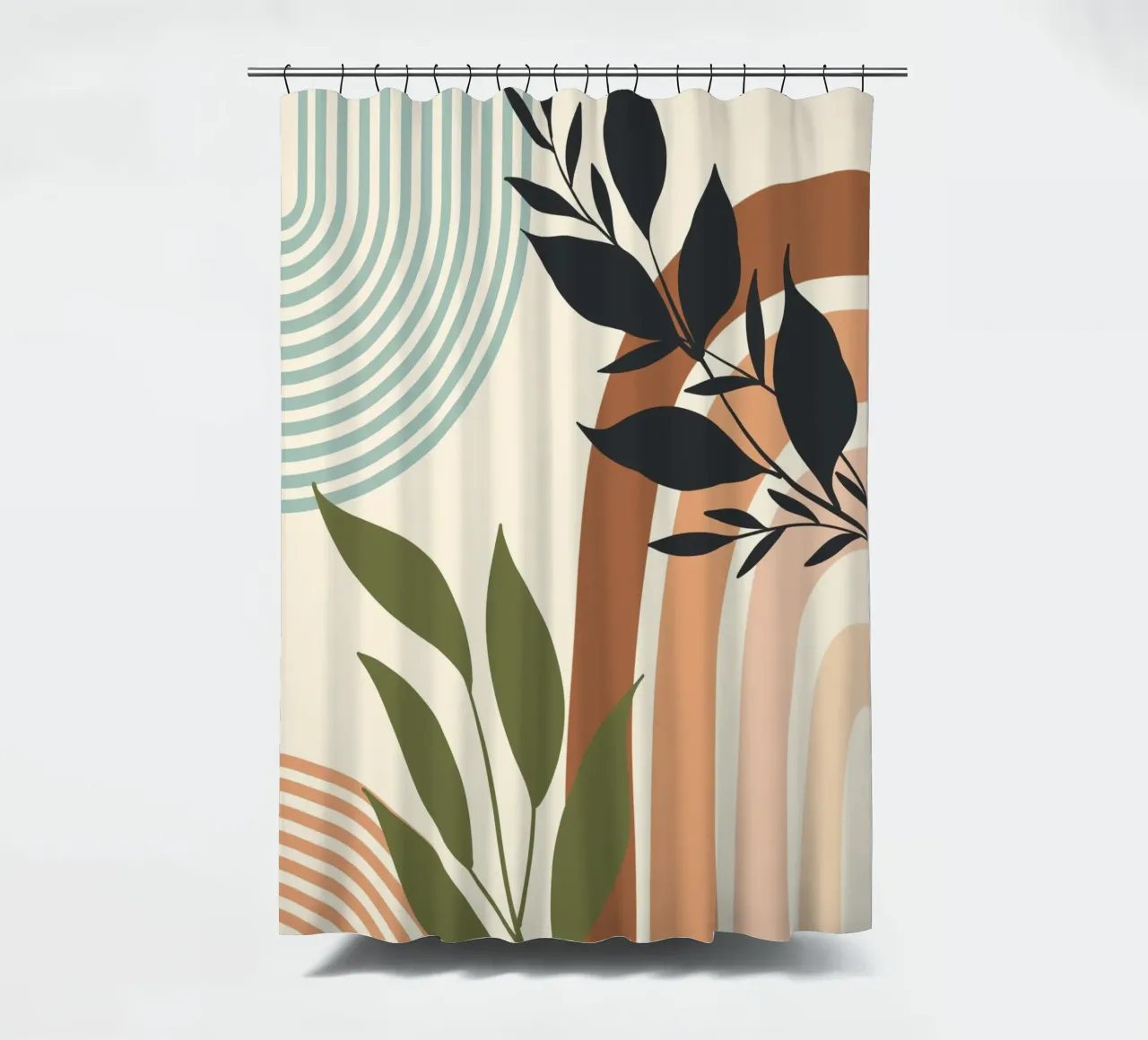 Botanical elements Duschvorhang von LisaArtes