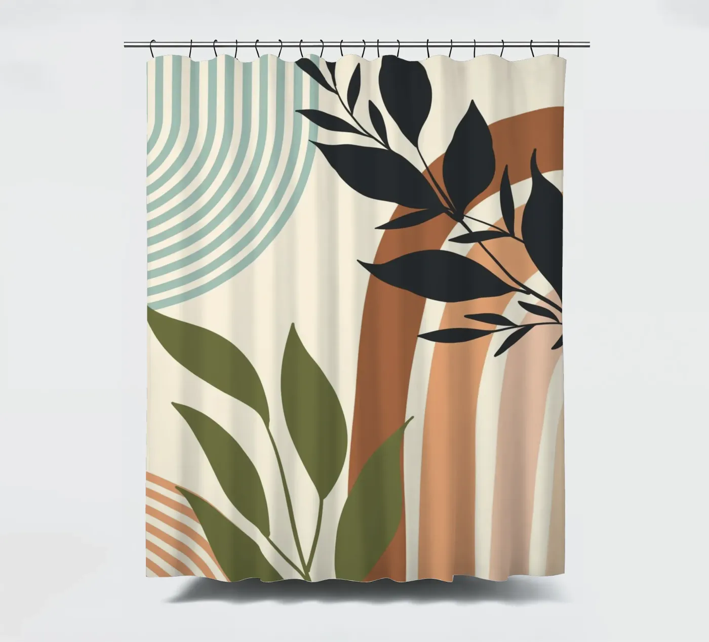 Botanical elements Duschvorhang von LisaArtes
