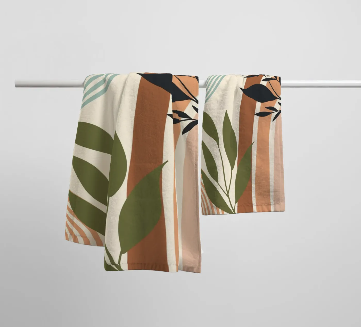 Botanical elements Handtuch von LisaArtes