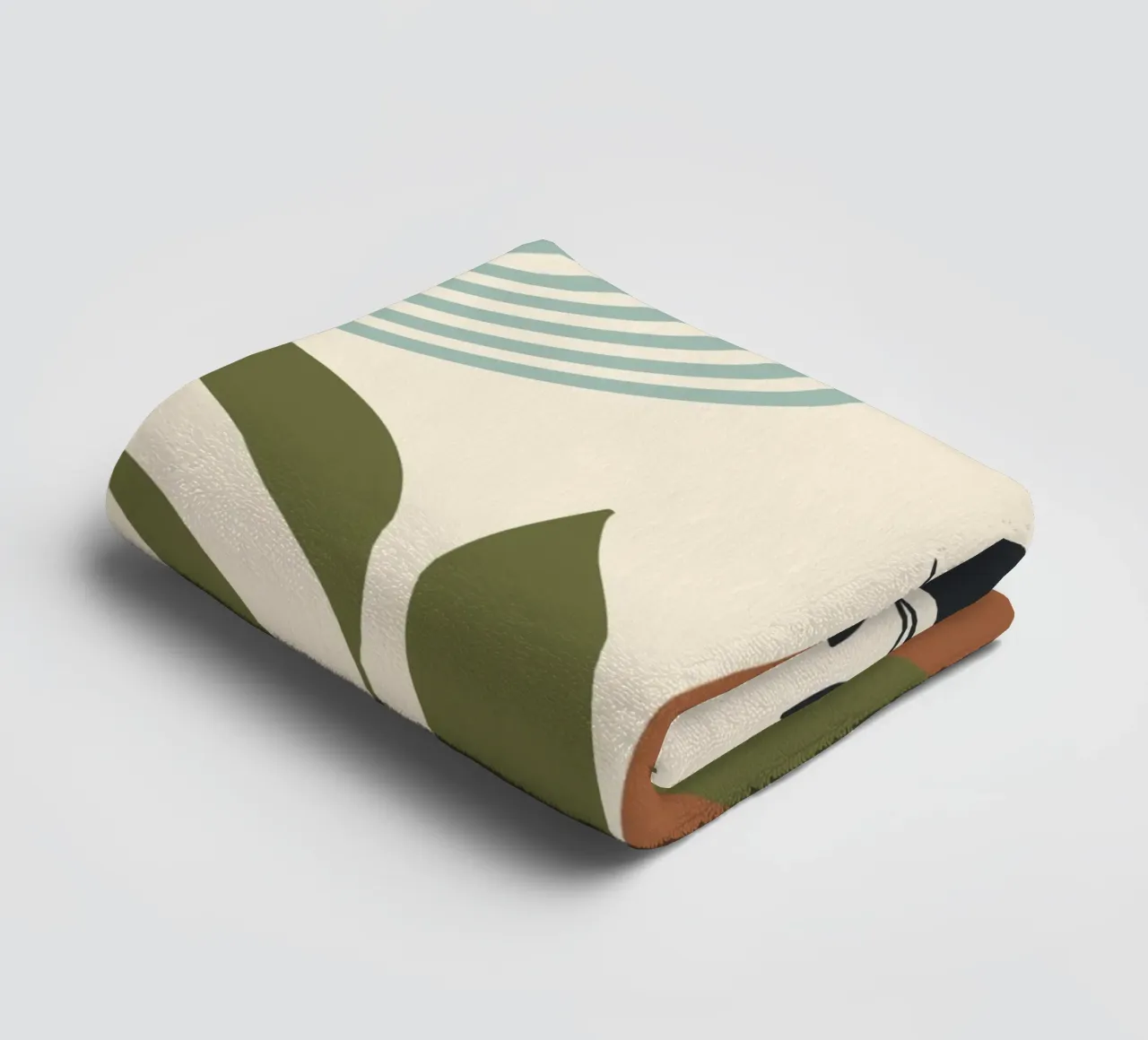 Botanical elements towel by LisaArtes