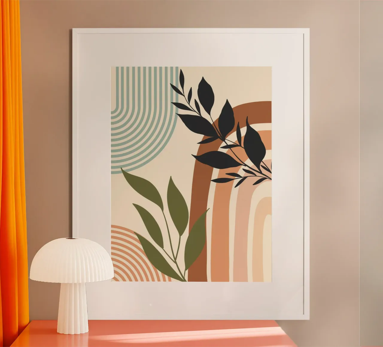 Botanical elements poster van LisaArtes