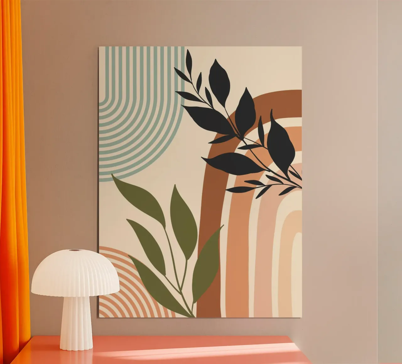 Botanical elements poster van LisaArtes