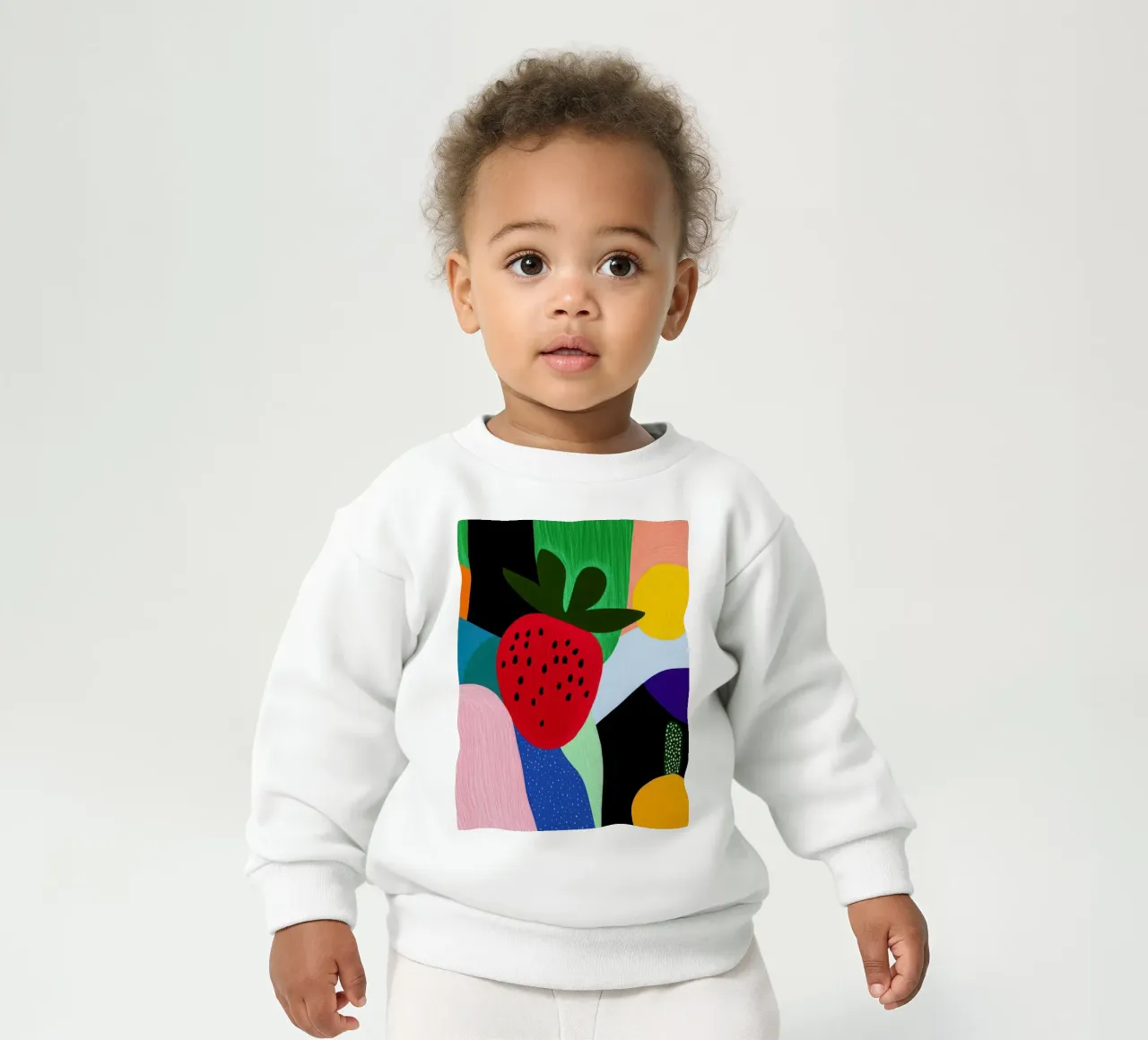 Fraise Estivale felpa neonato da Pop and Fruits - Affiches & posters